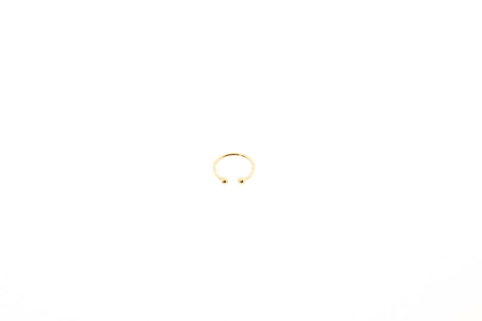 Earcuff aus nickelfreiem Messing