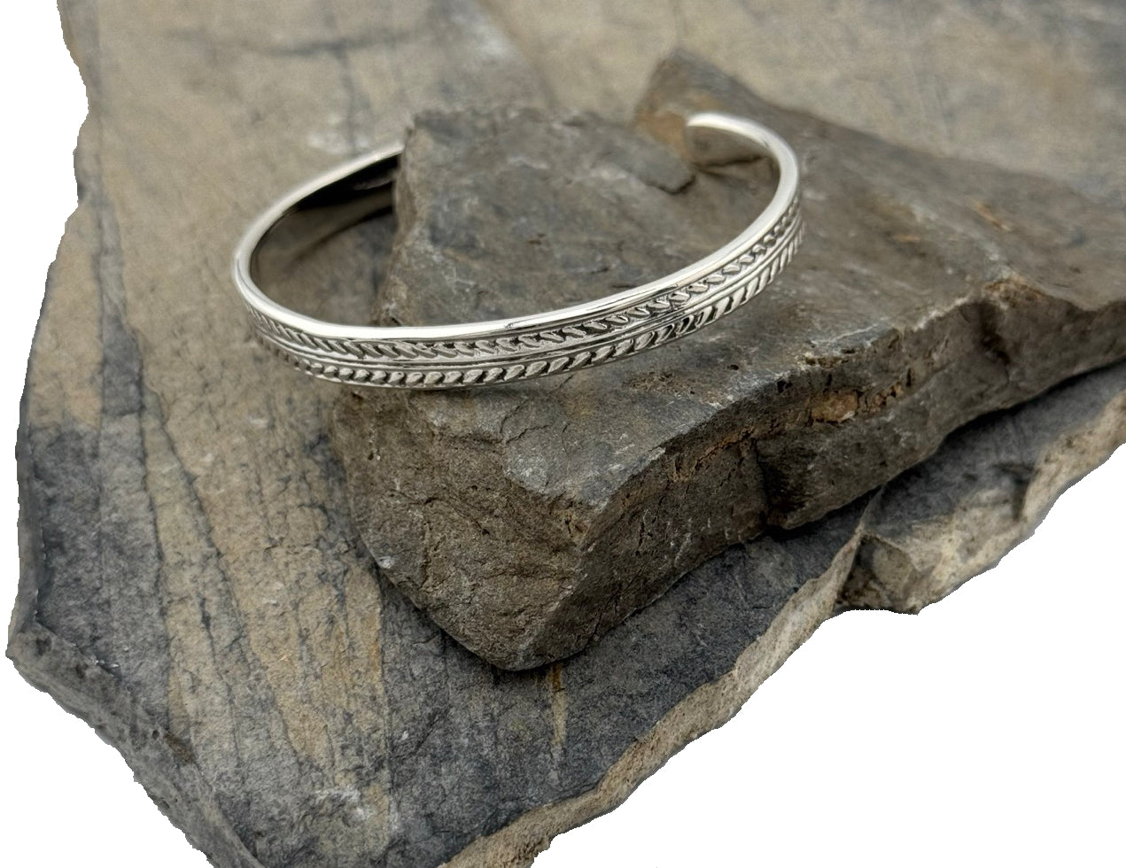 Herrenarmreif Silber