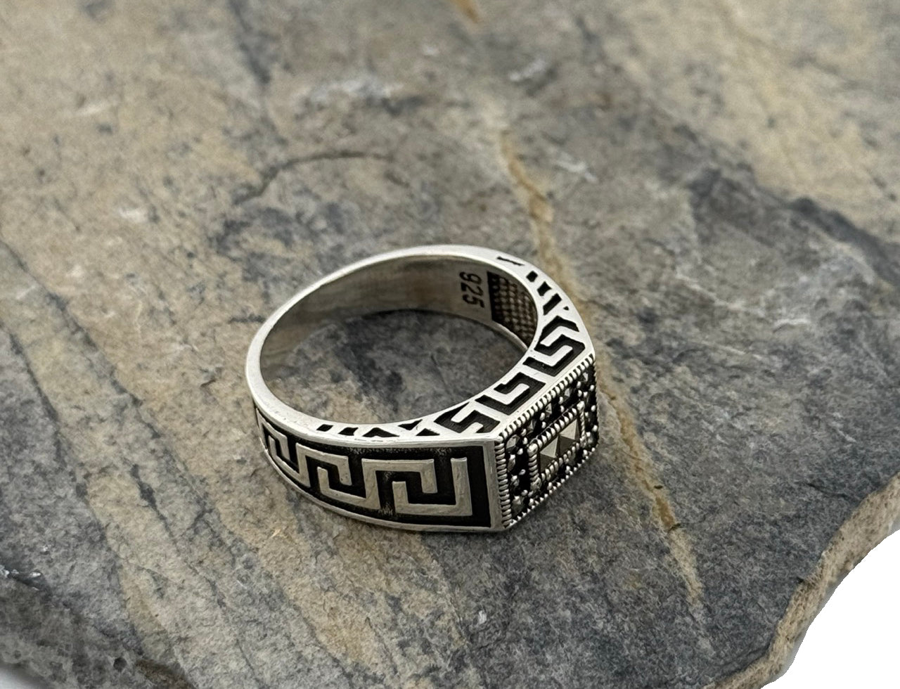 Silber Herrenring
