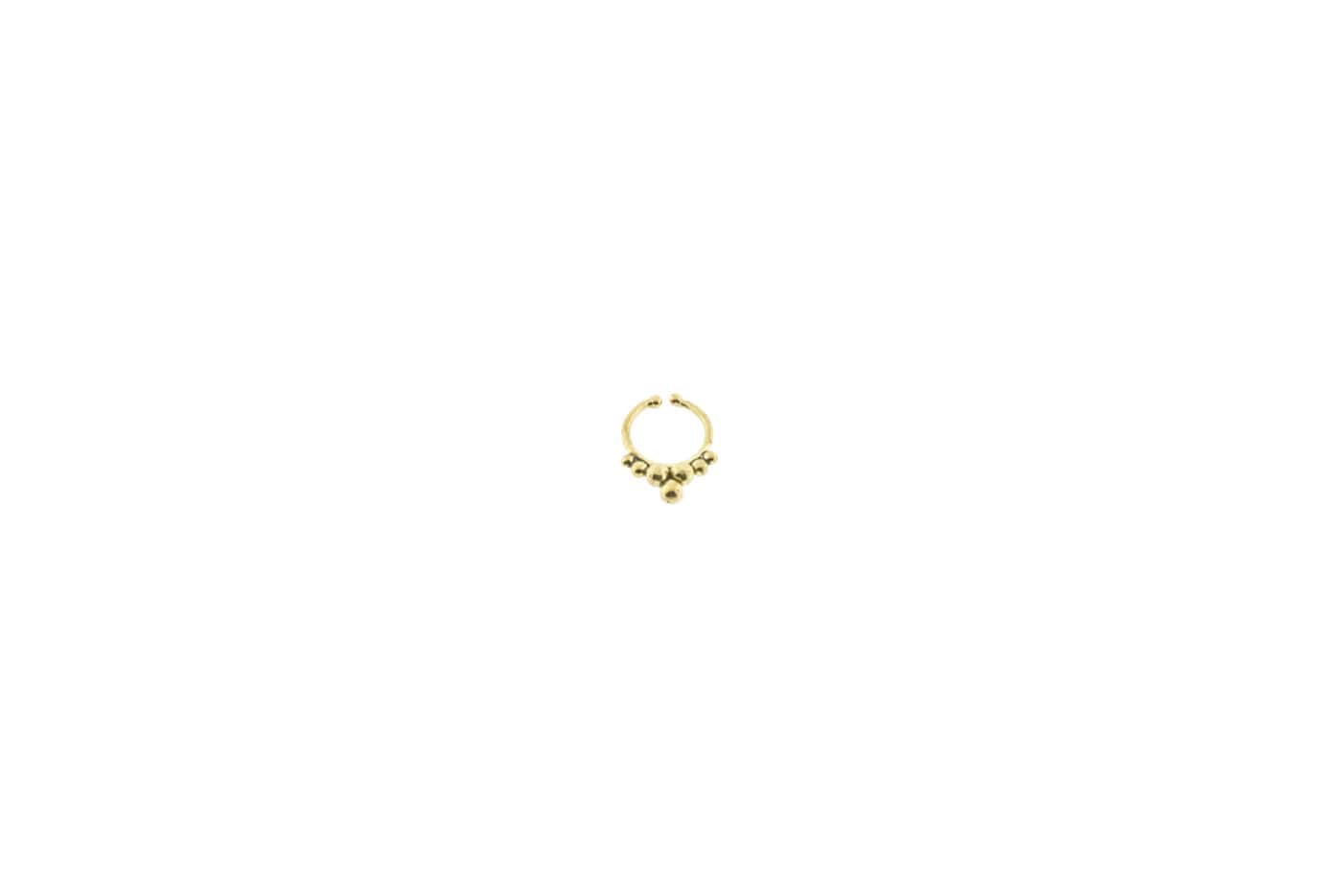 Faux septum Sona en laiton sans nickel