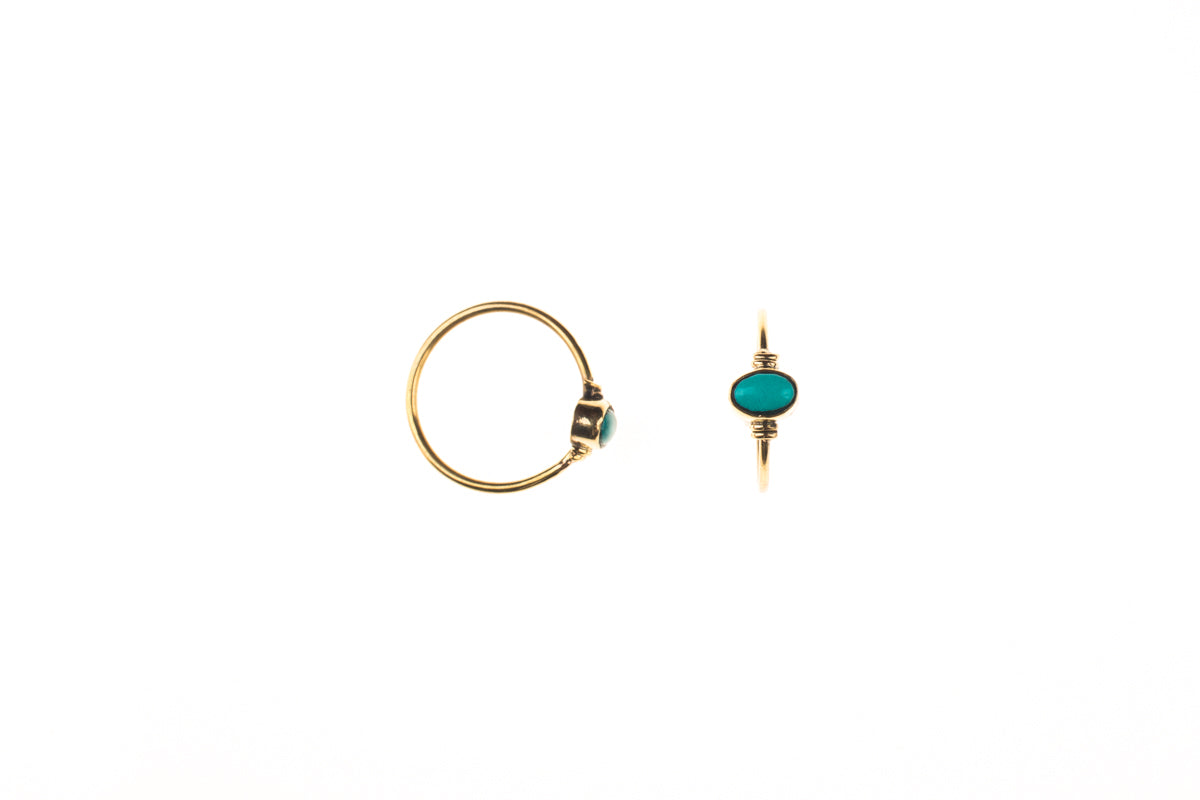 Ring, Messing Ring, Steinring, Steinschmuck, Tribal Ring