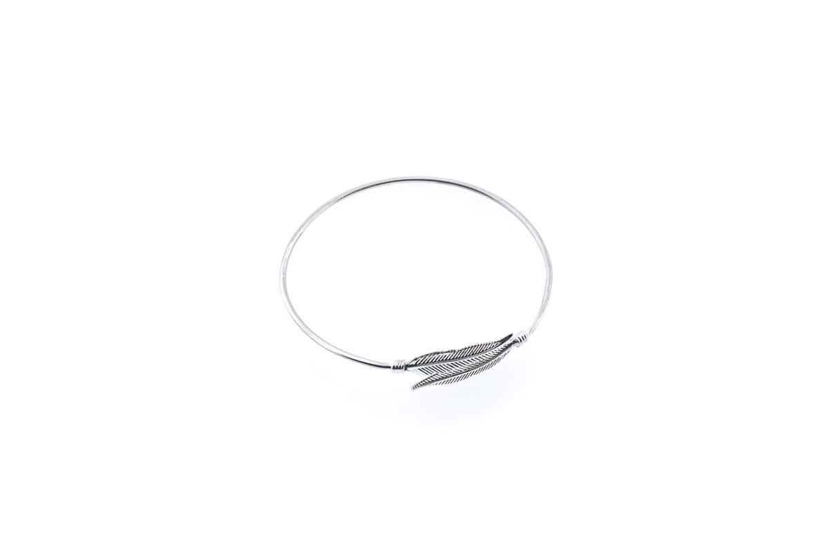 Pluma Bangle in 925 Sterling Silver