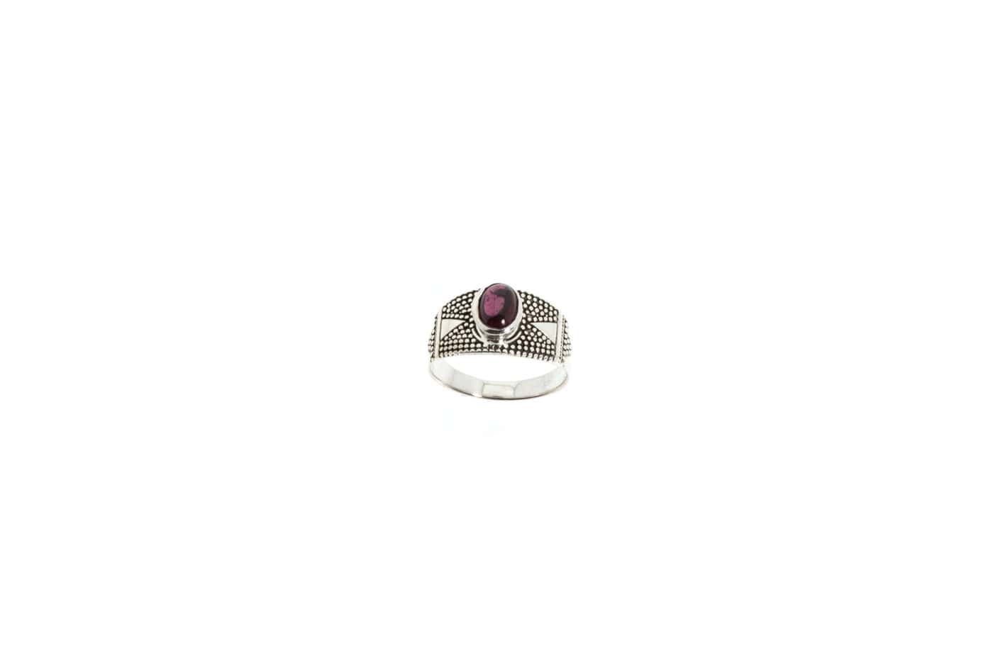 Ring Kira aus Sterling Silber 925 mit Halbedelstein