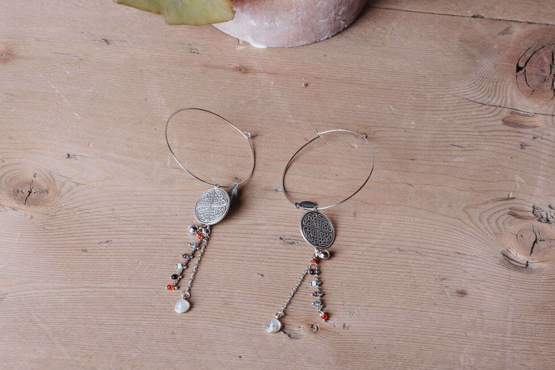 Ohrringe Serenity versilbert Boho