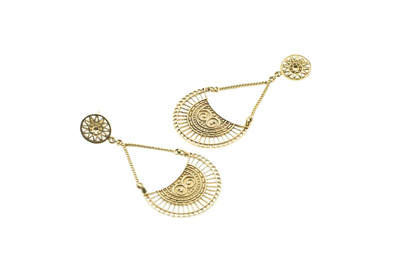Boucles d'oreilles Kira en laiton sans nickel