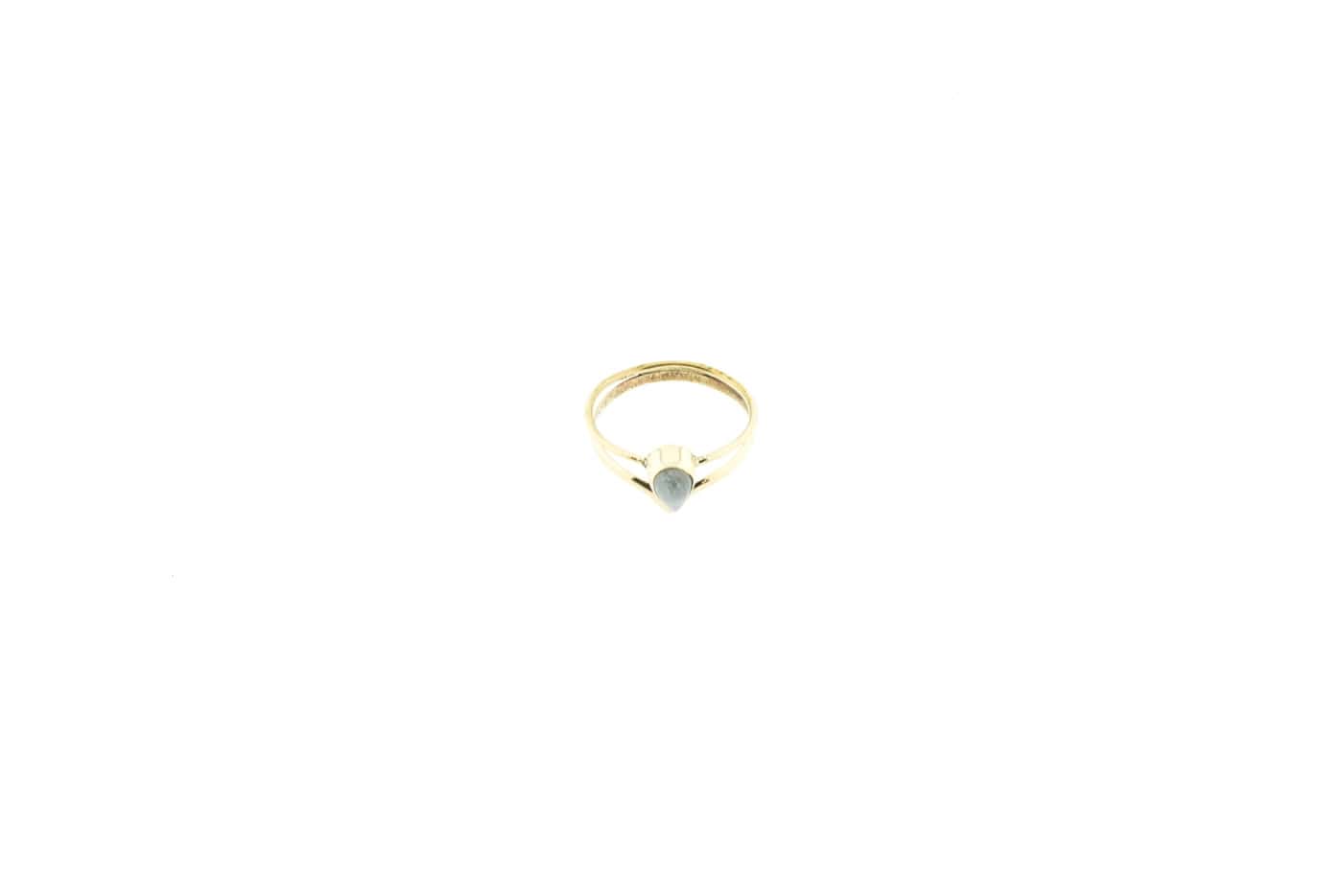 Ring Ayana aus nickelfreiem Messing mit Halbedelstein