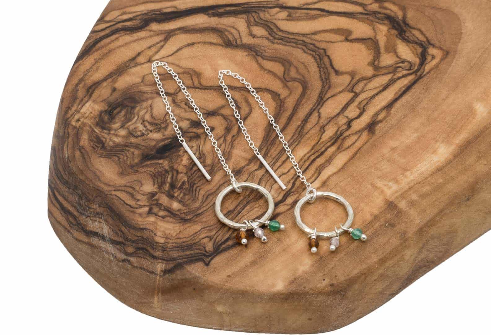 Ohrring Kira Silber 925 mit Halbedelstein