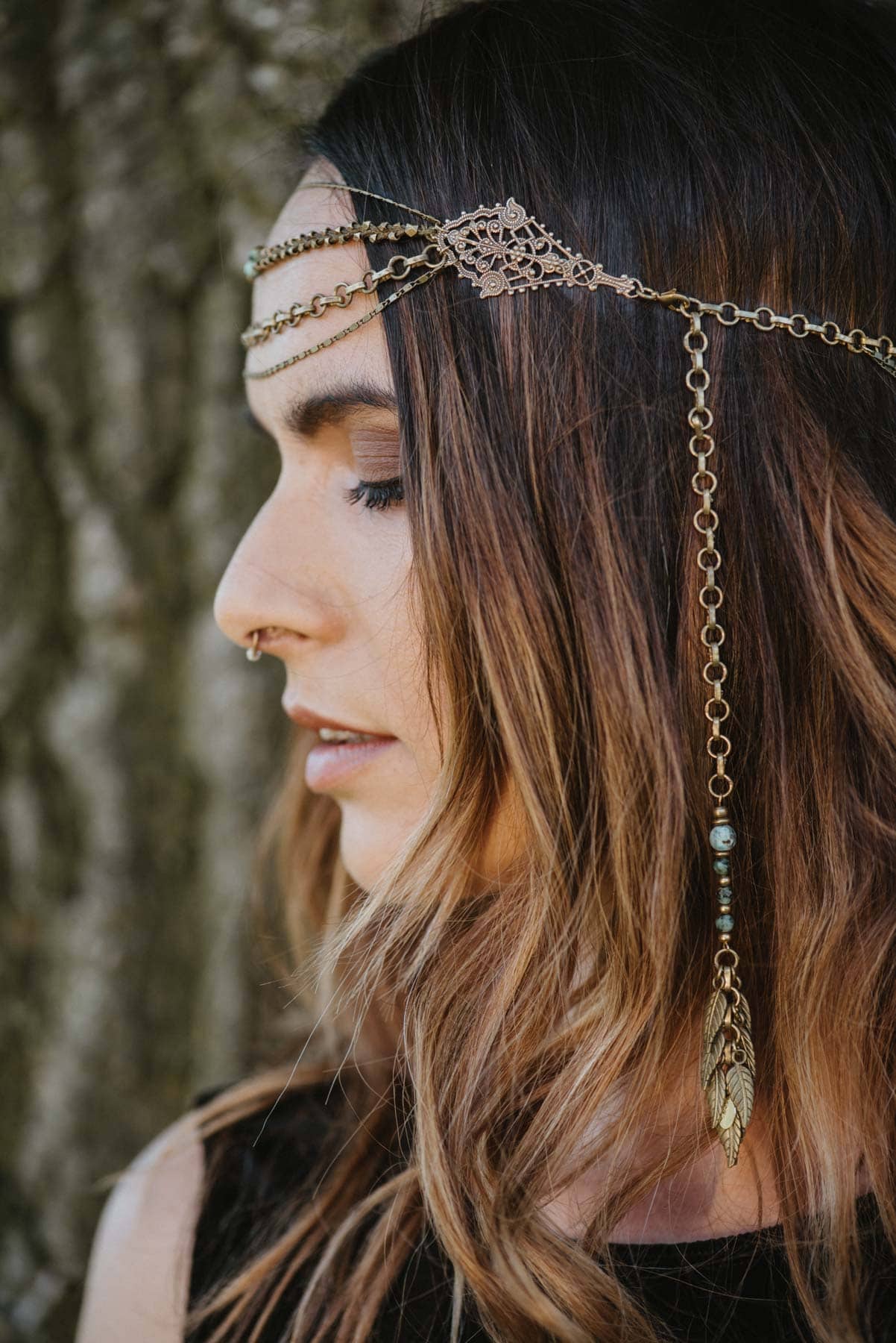 Varisa Headband with African Turquoise