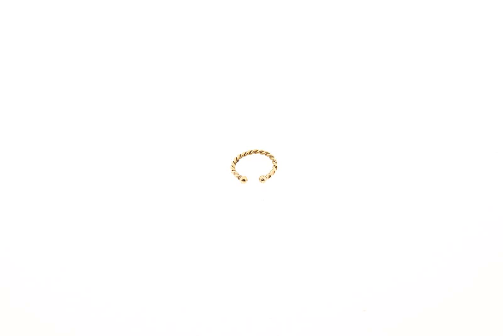 Earcuff aus nickelfreiem Messing 