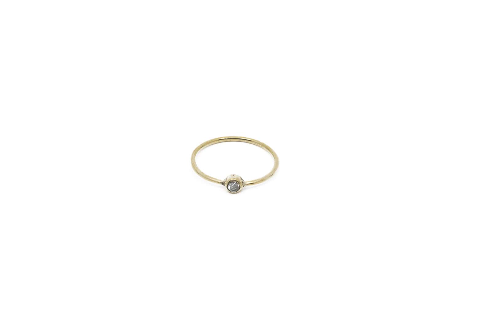 Bague Tara en laiton sans nickel avec pierre semi-précieuse