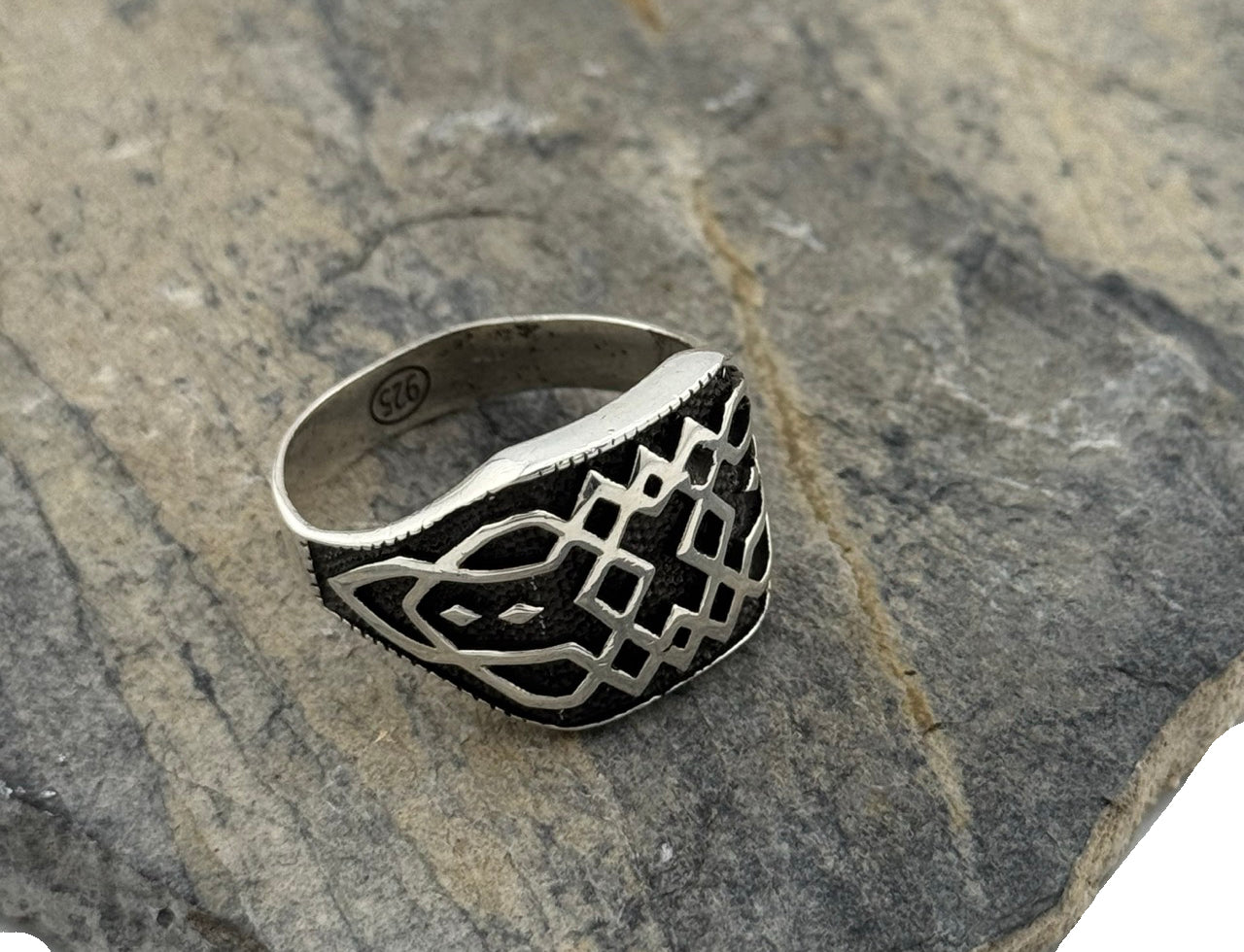 Silber Herrenring