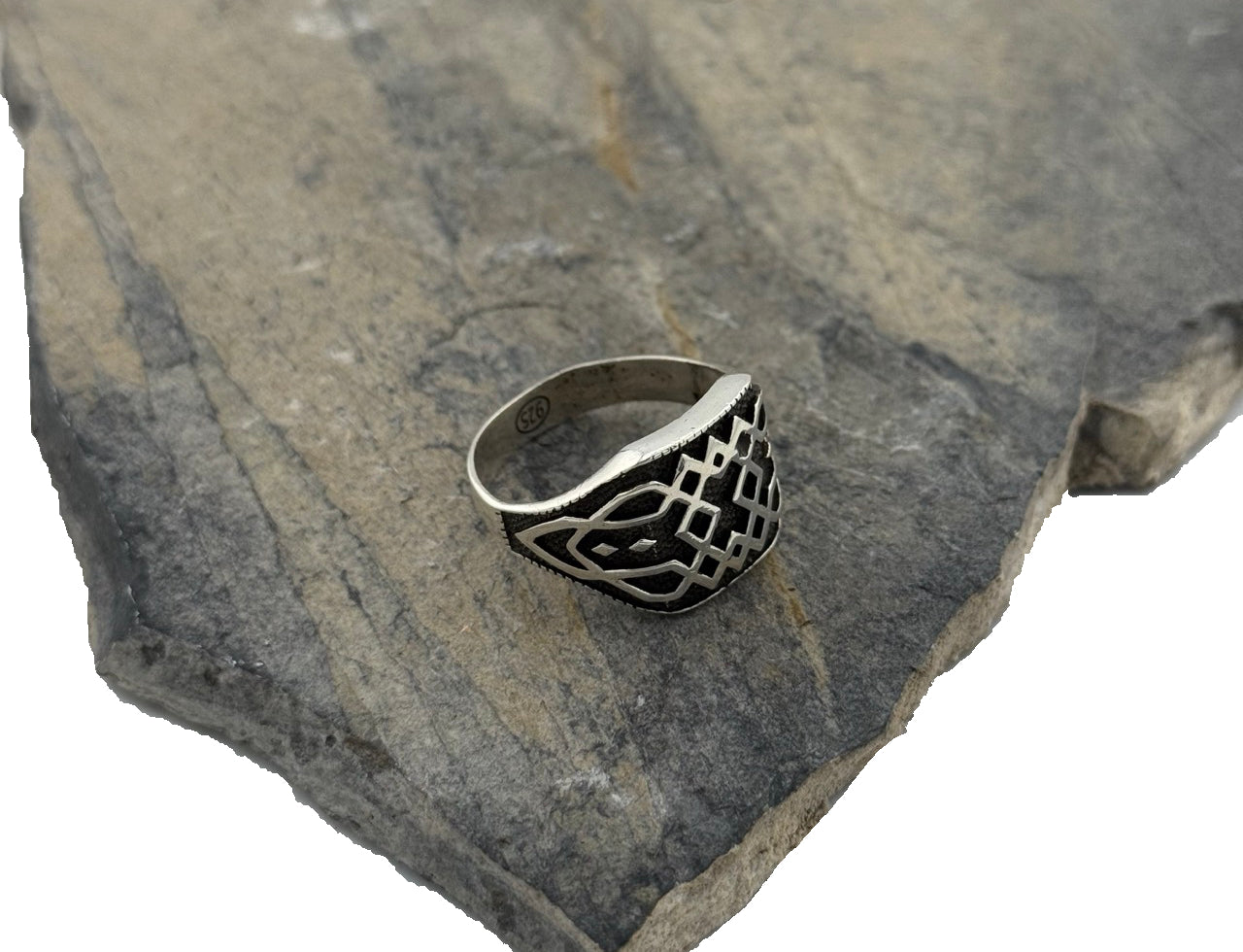 Silber Herrenring