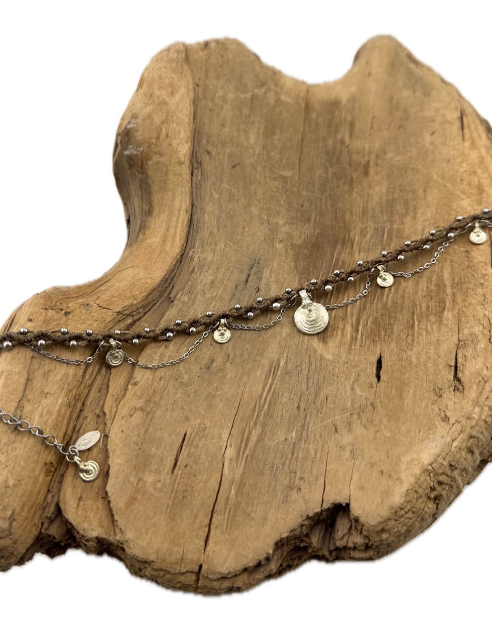 Makramee Choker Dust Silber