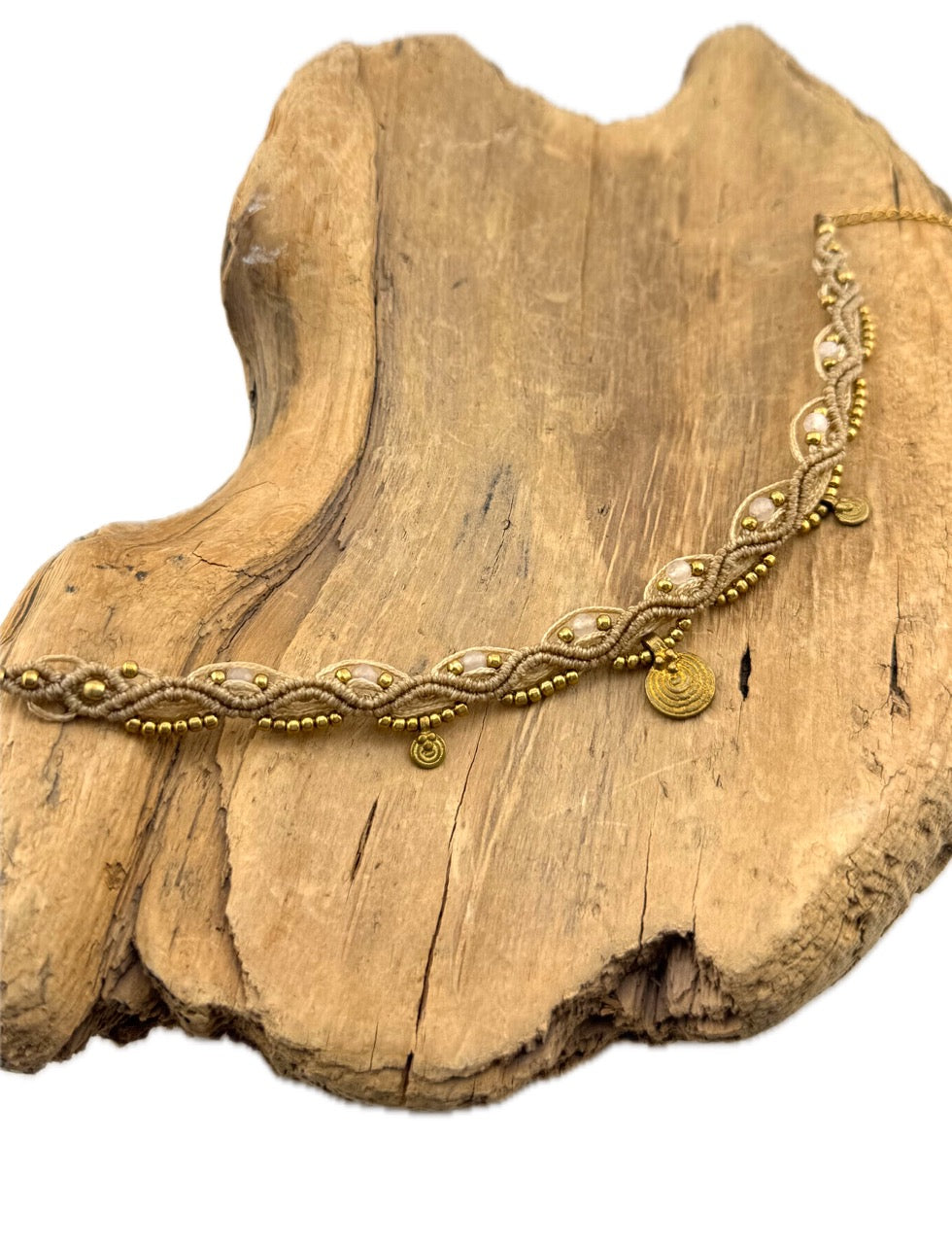 Choker Macramé Eva Sand
