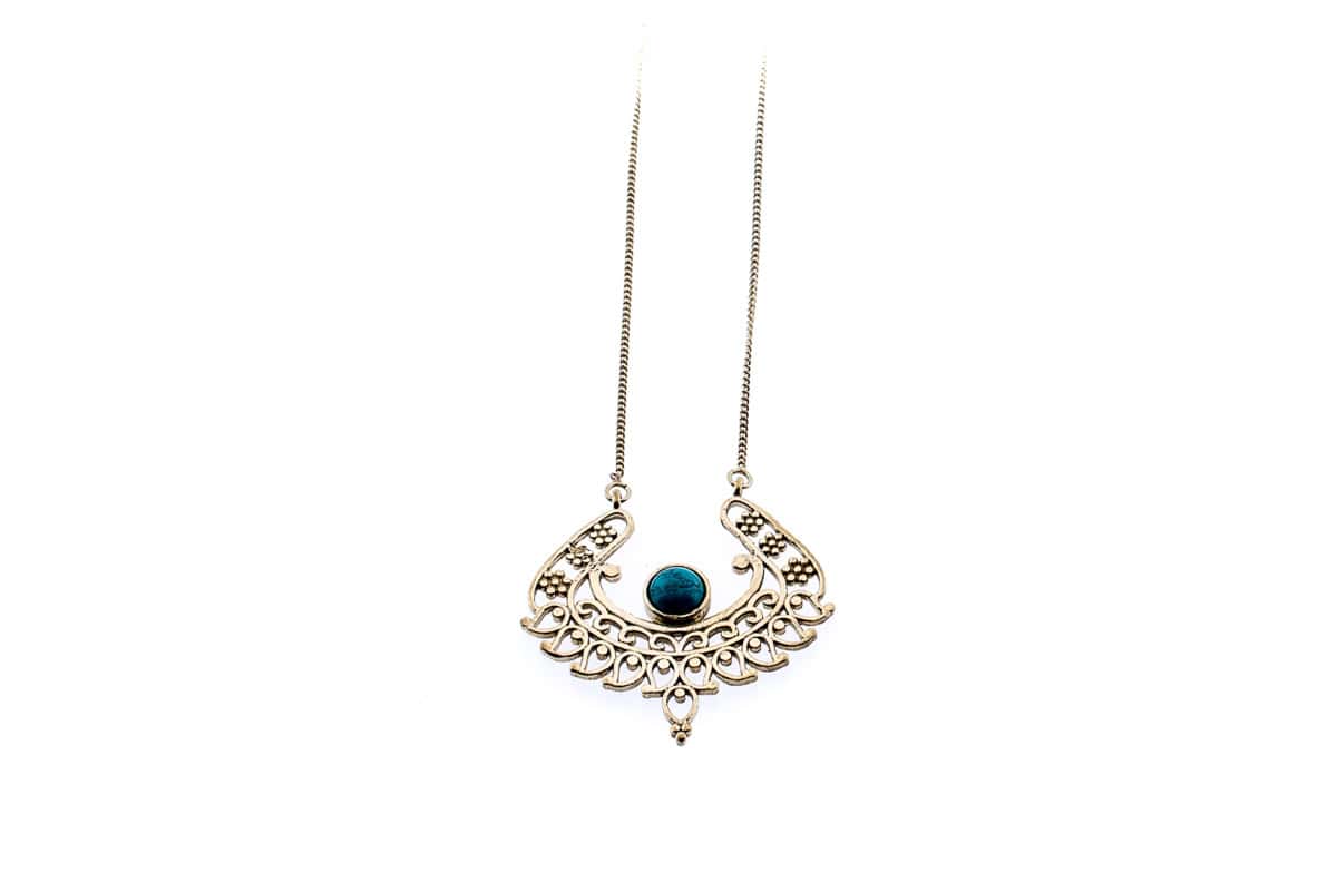 Collier Vaia avec pierre semi-précieuse
