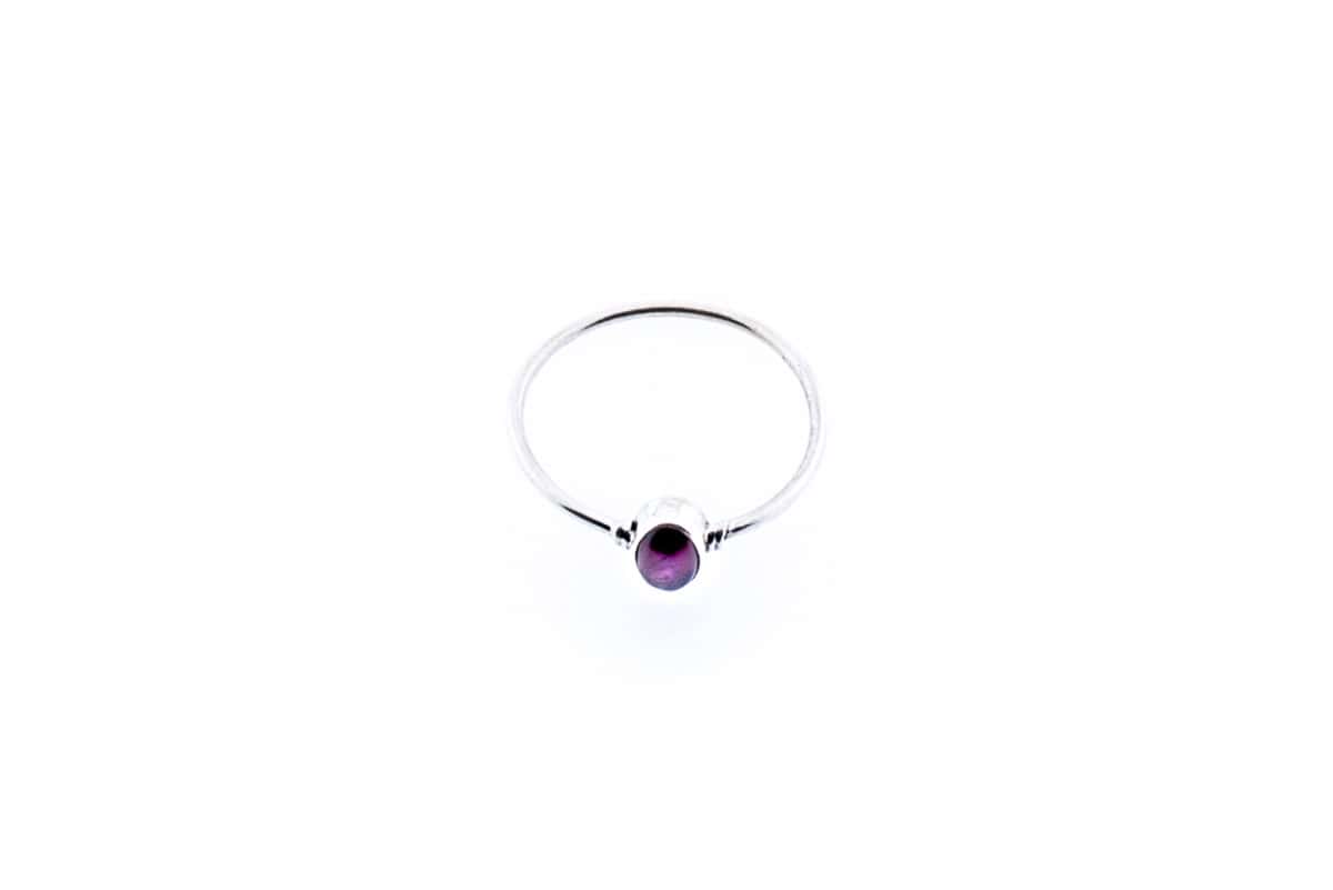 Bague Vela en argent 925 avec pierre semi-précieuse