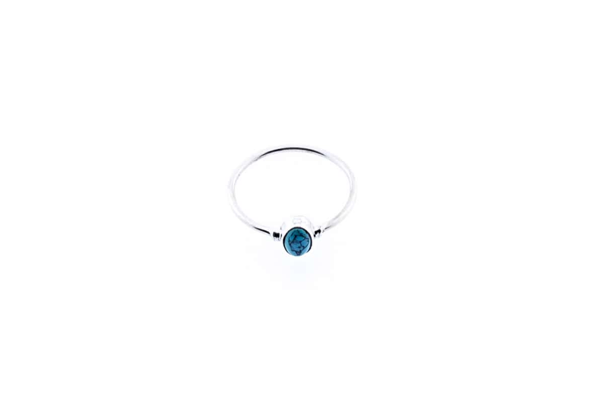 Bague Vela en argent 925 avec pierre semi-précieuse