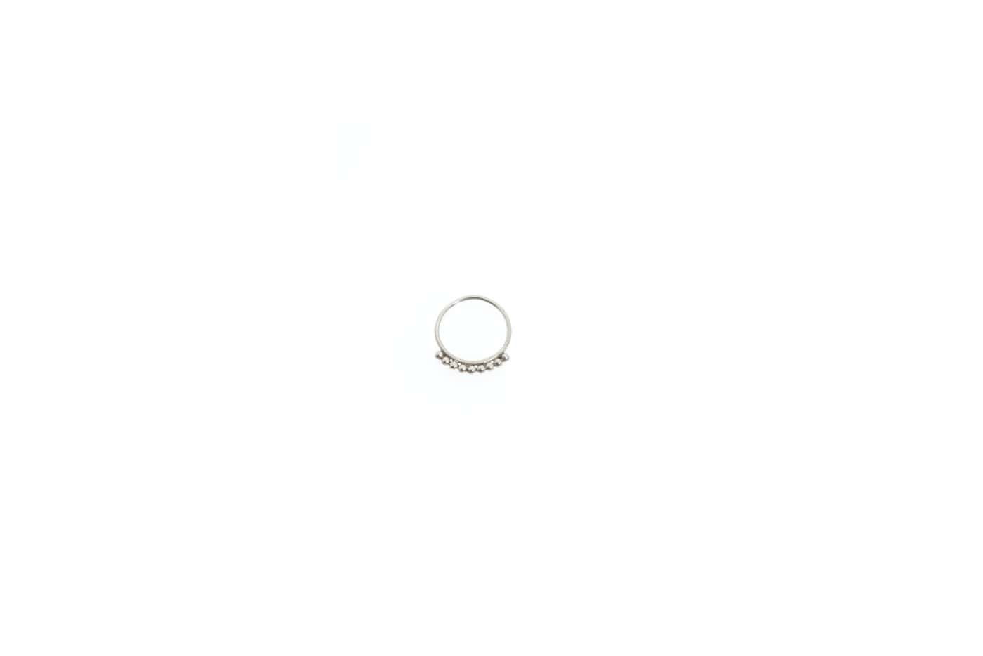 Anneau de septum Grace argent