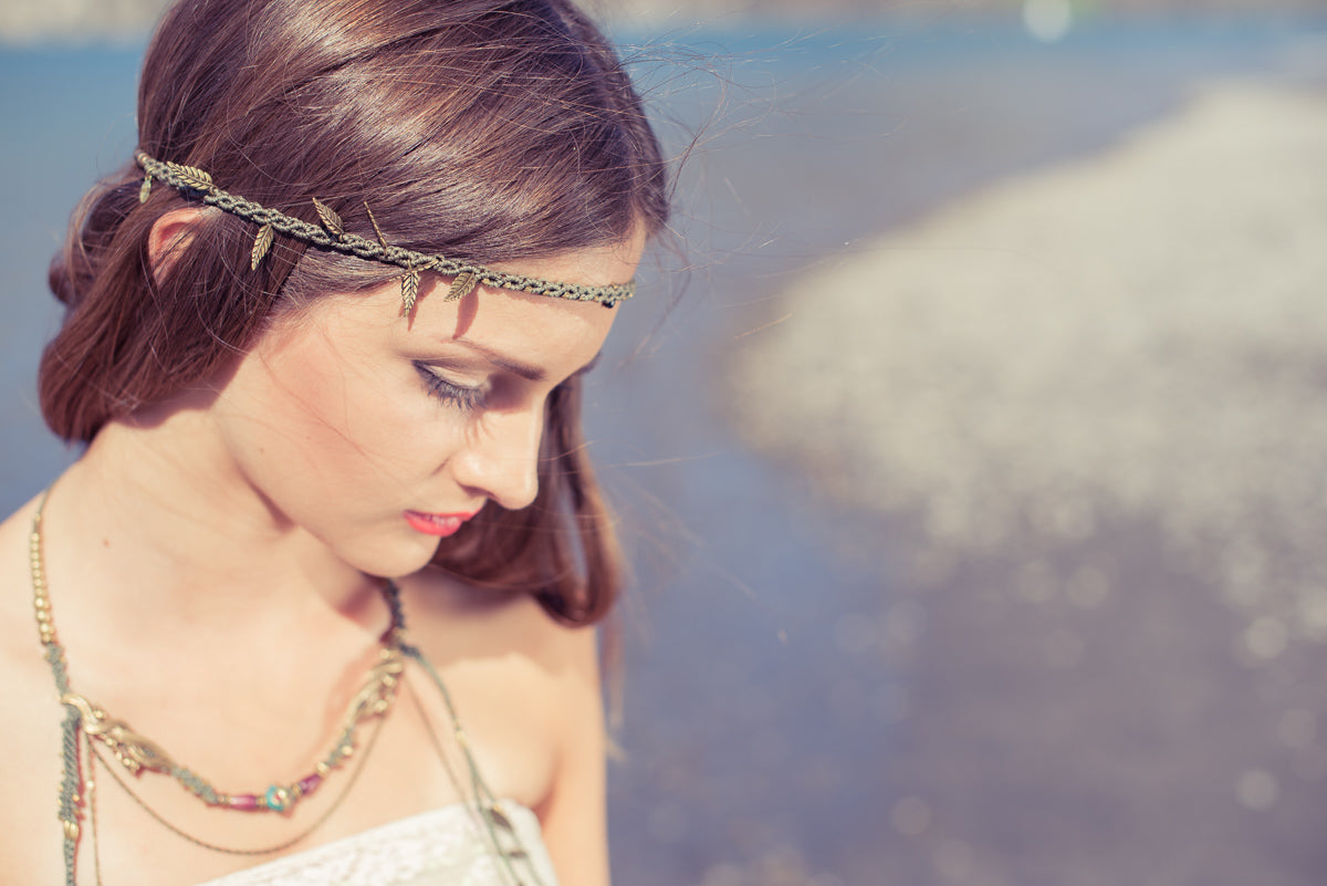Kopfband Forest Child mit Onyx