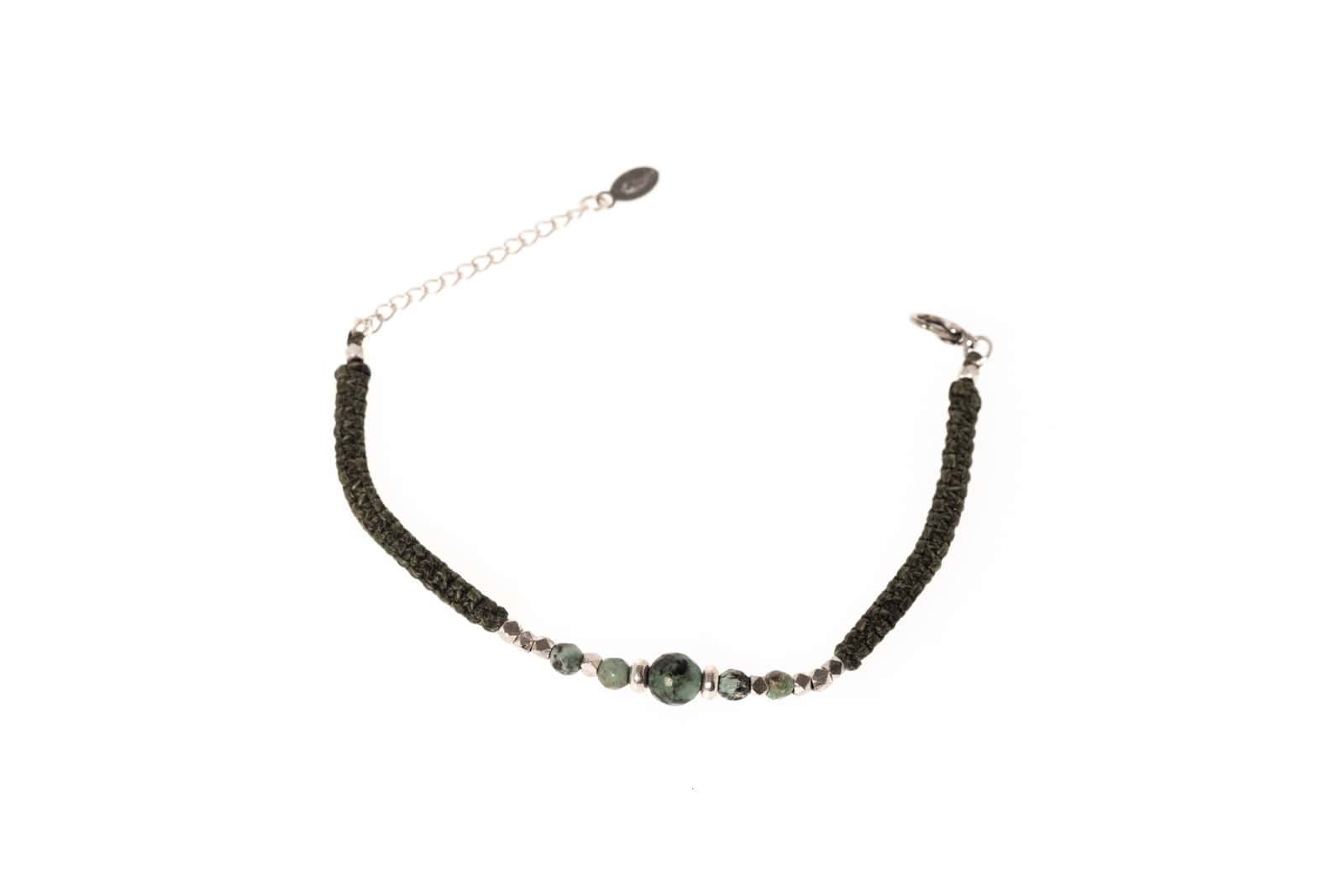 Makramee Armband Afrikanischer Türkis