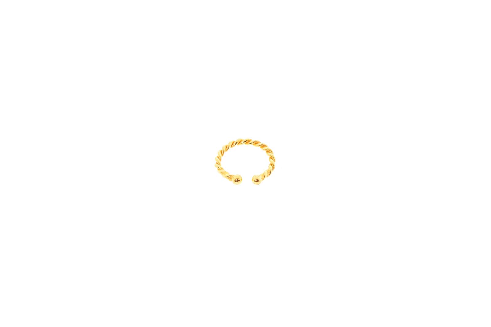 Ear Cuff aus Messing 24k Vergoldet G-EC1