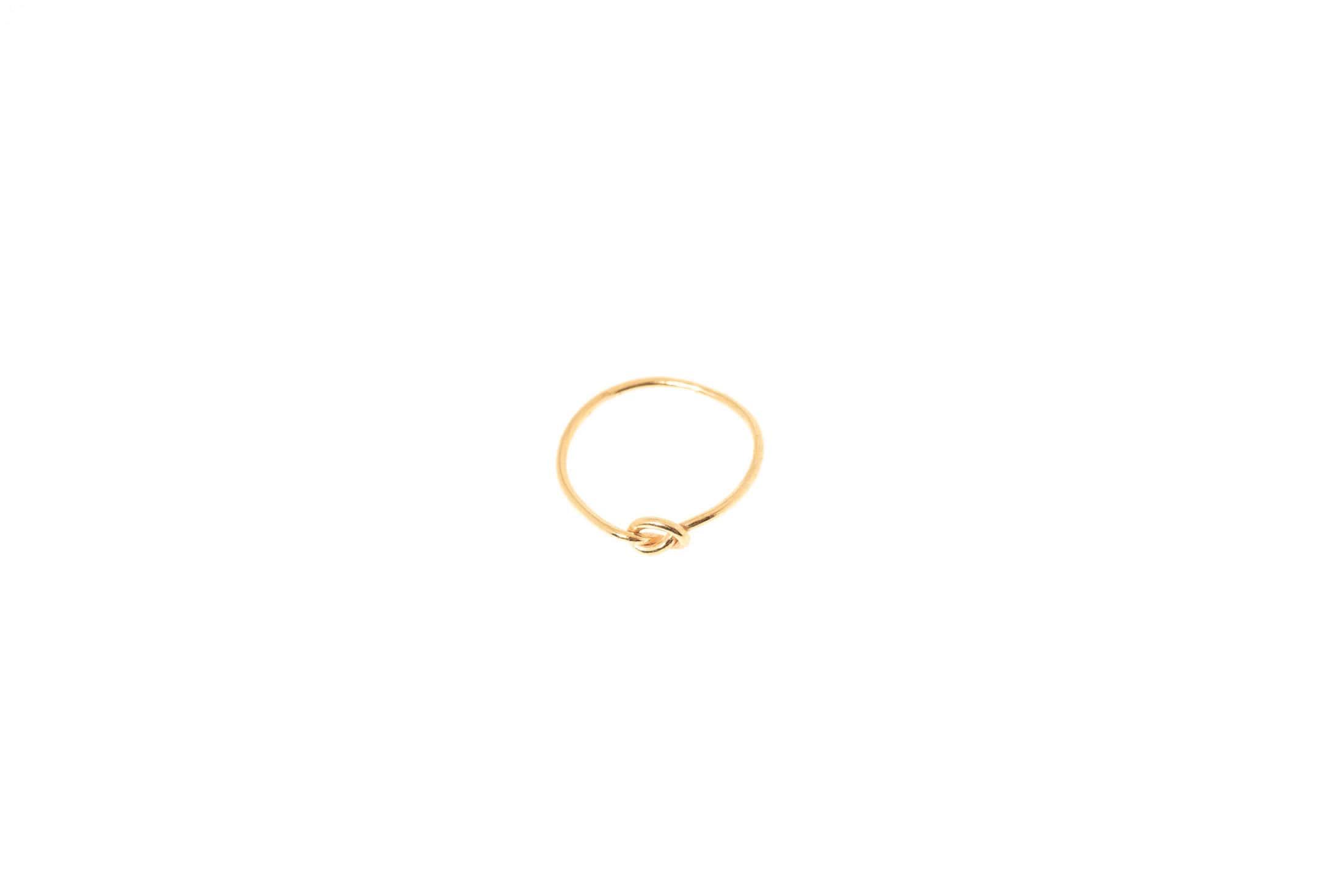 Messing Ring 24k Vergoldet