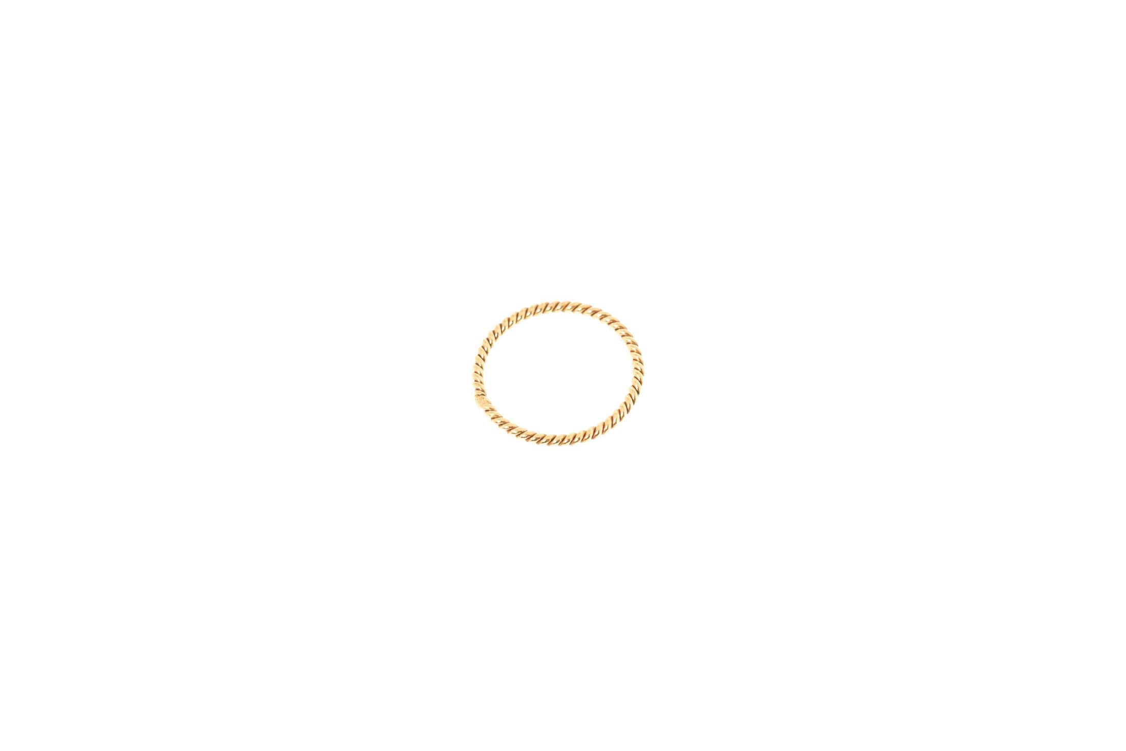 Fingerring aus Messing 24k Vergoldet G-R23