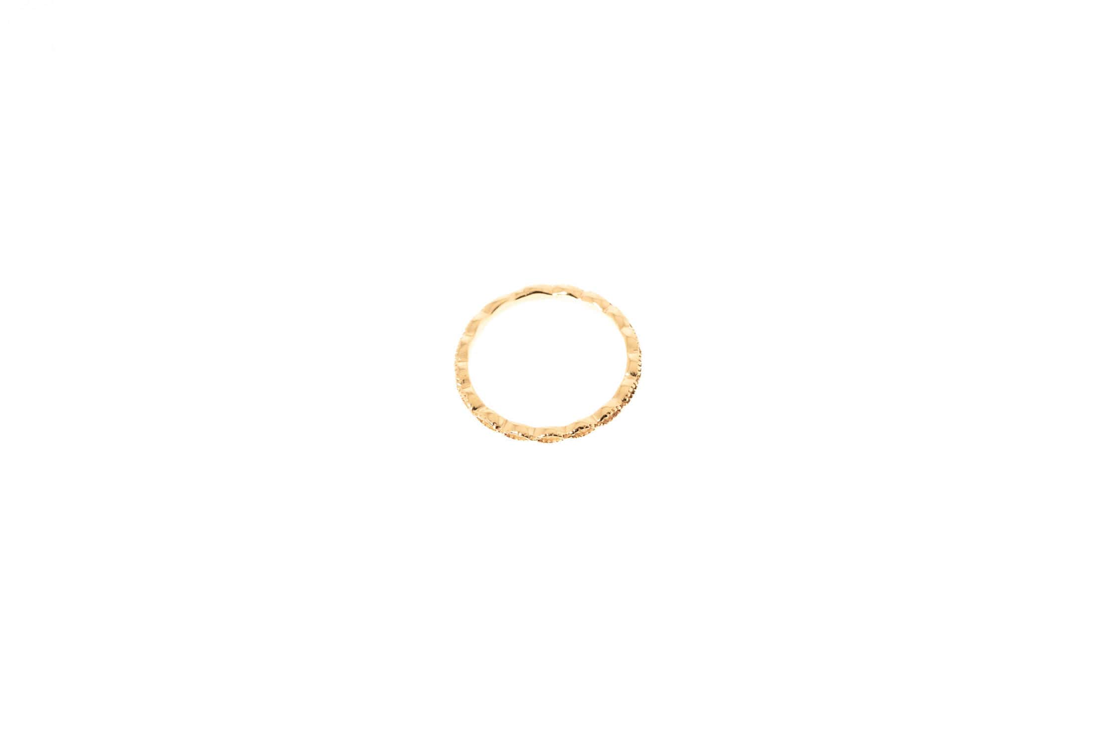 Fingerring aus Messing 24k Vergoldet