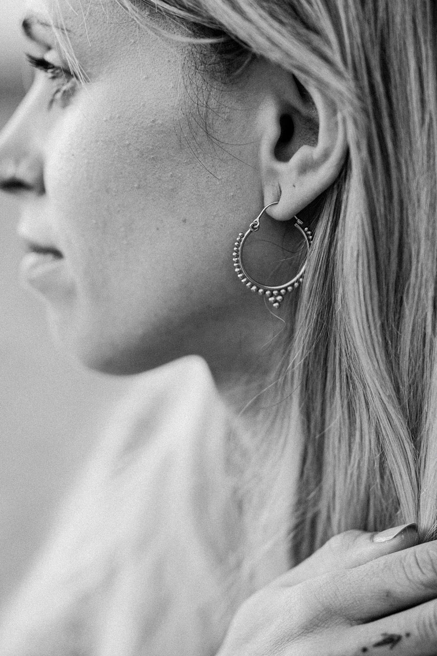 Silber Ohrringe Boho