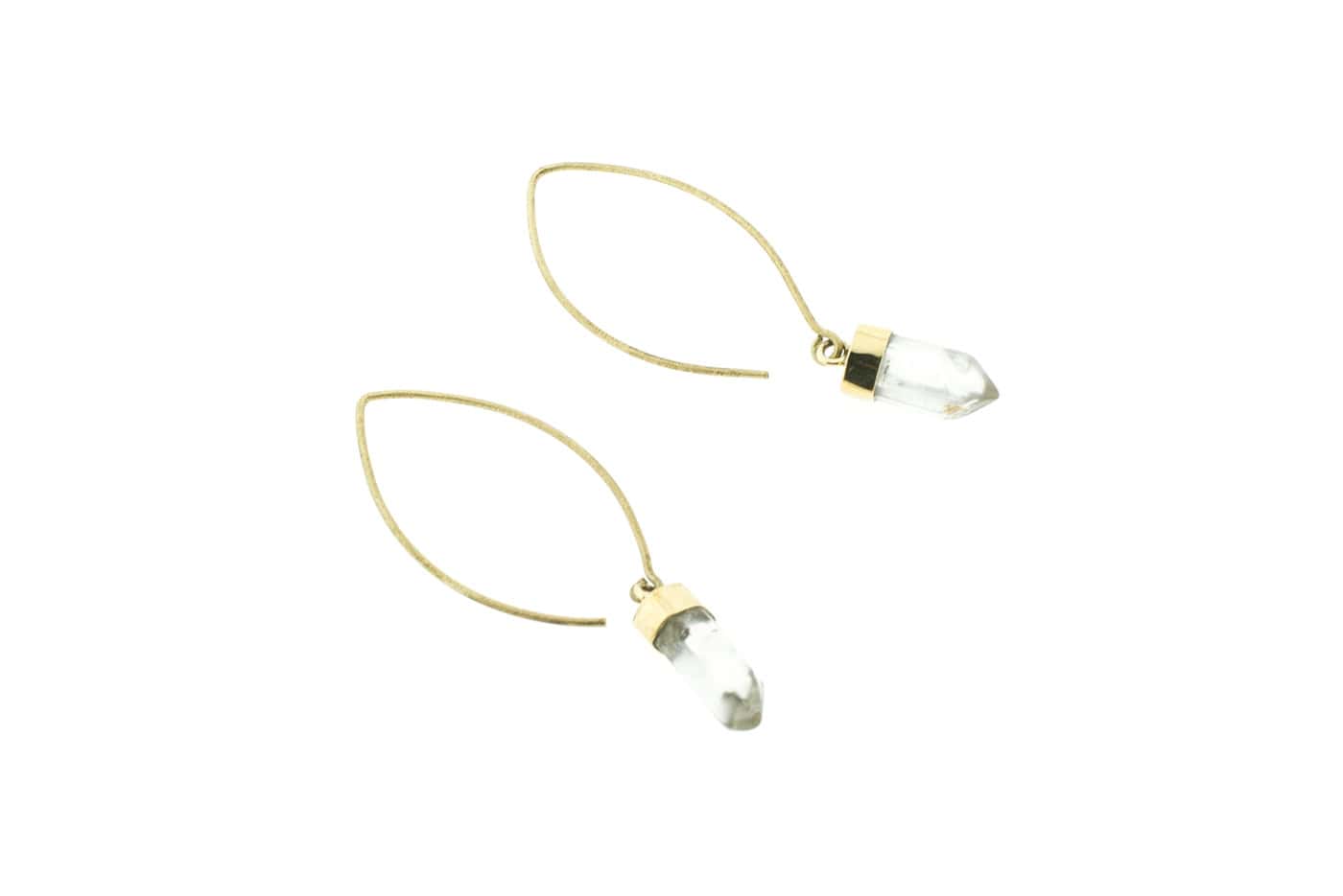 Vera Earrings with Rock Crystal