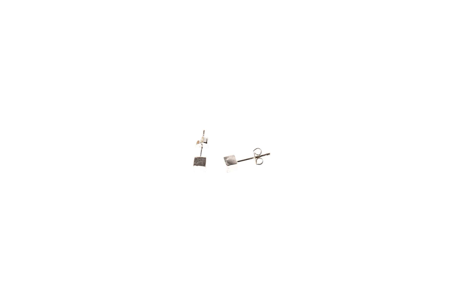 Ohrstecker Cube Silber 925
