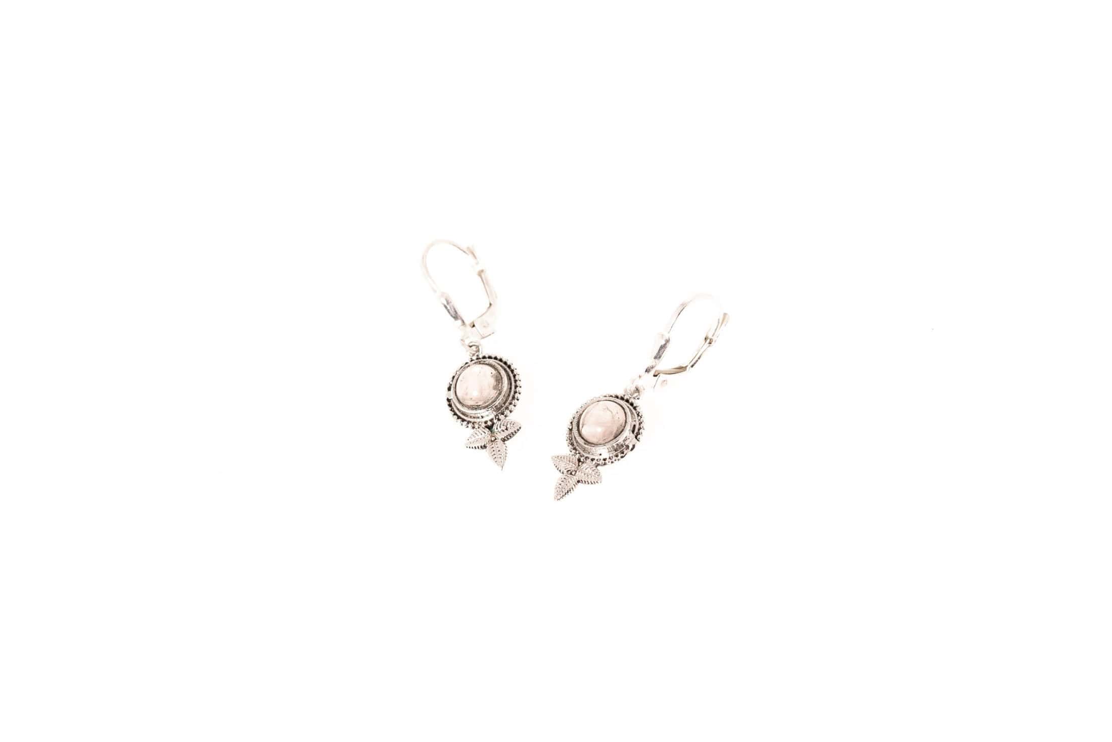 Ohrringe Solia Silber mit Halbedelstein