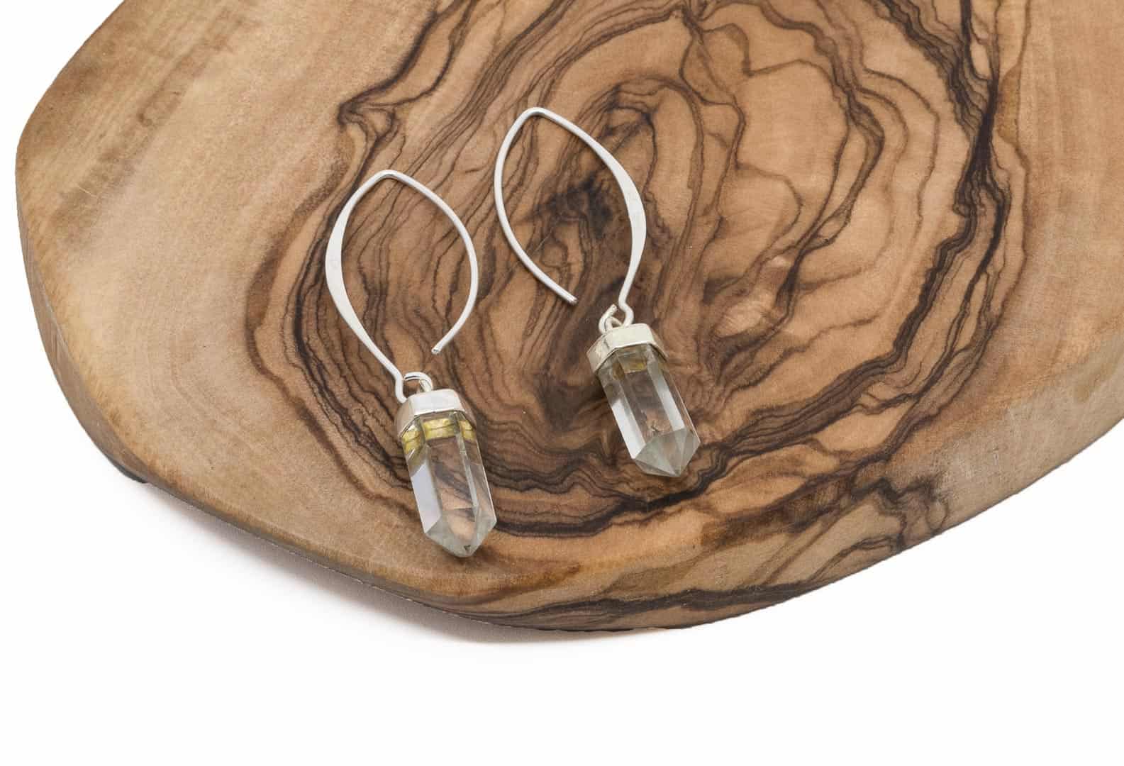 Ohrring Aela Silber 925 mit Halbedelstein