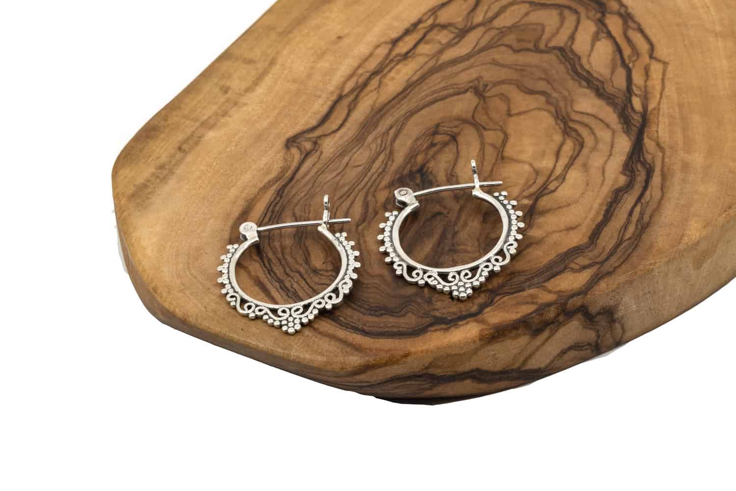 Ohrring Creole aus Sterling Silber