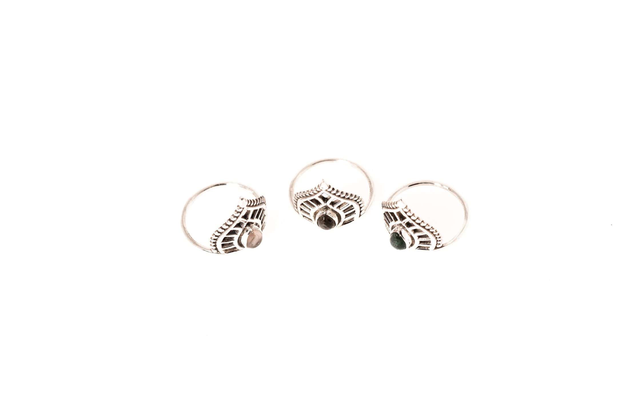Ring Elara Silber mit Halbedelstein