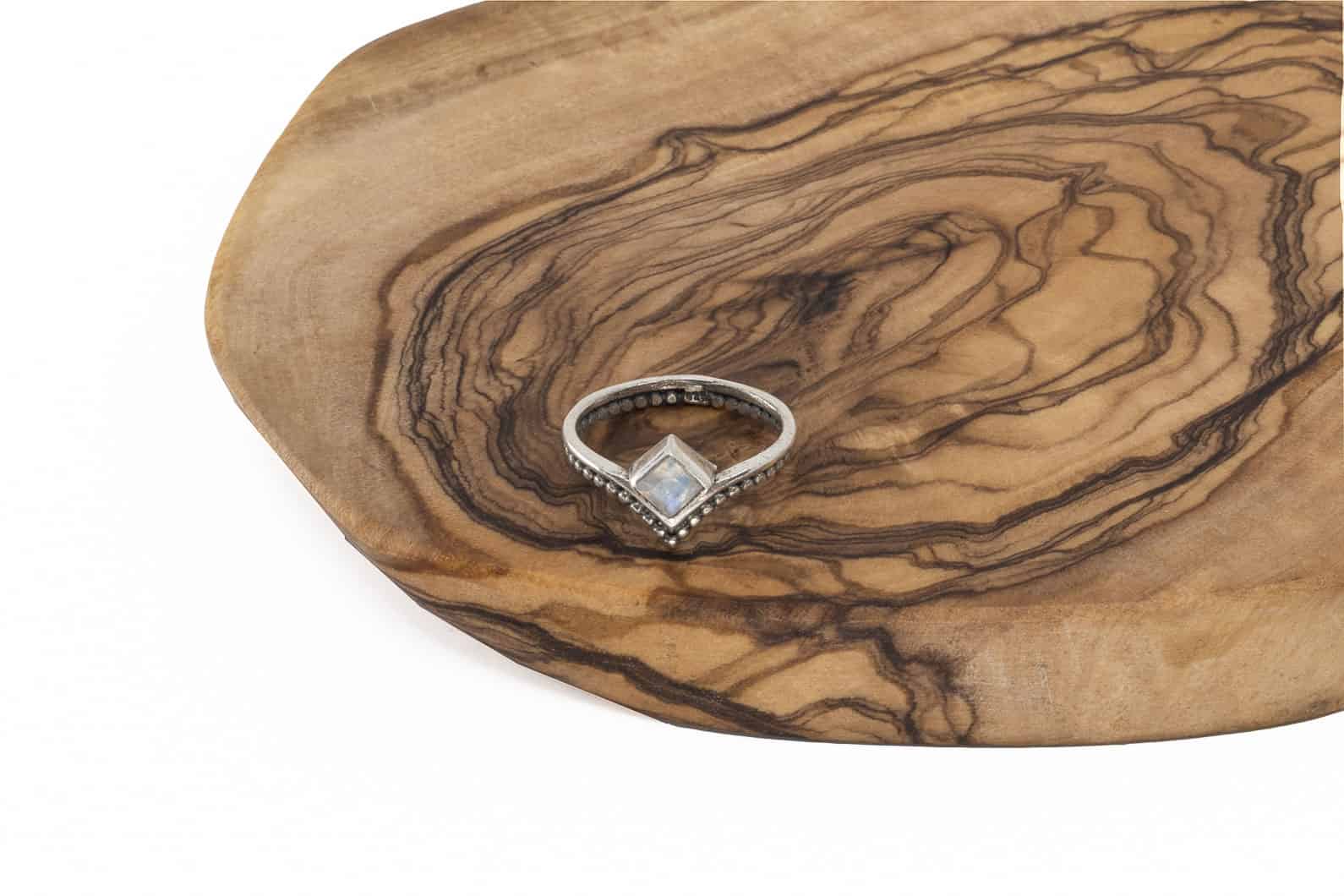Mira Silver 925 Ring with Moonstone