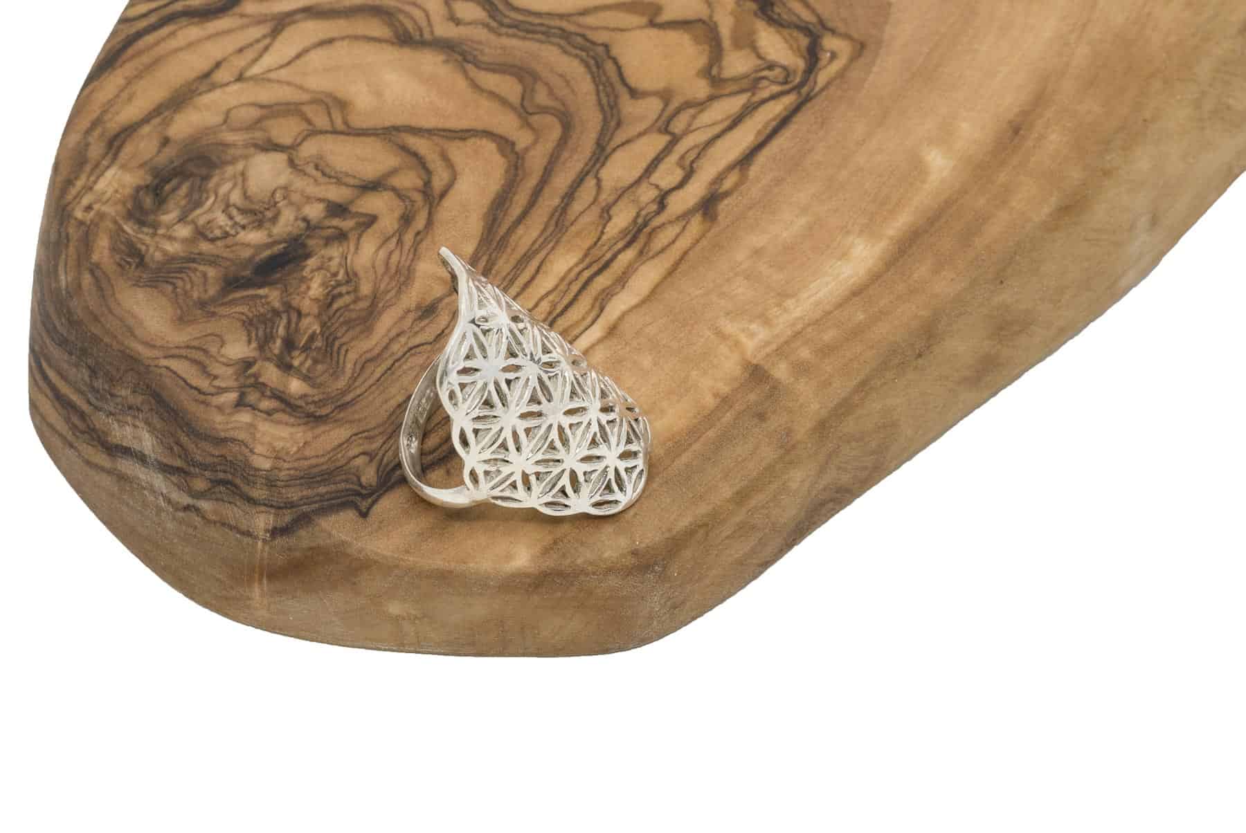 Ring Silber 925 (Sterling Silber) Blume des Lebens