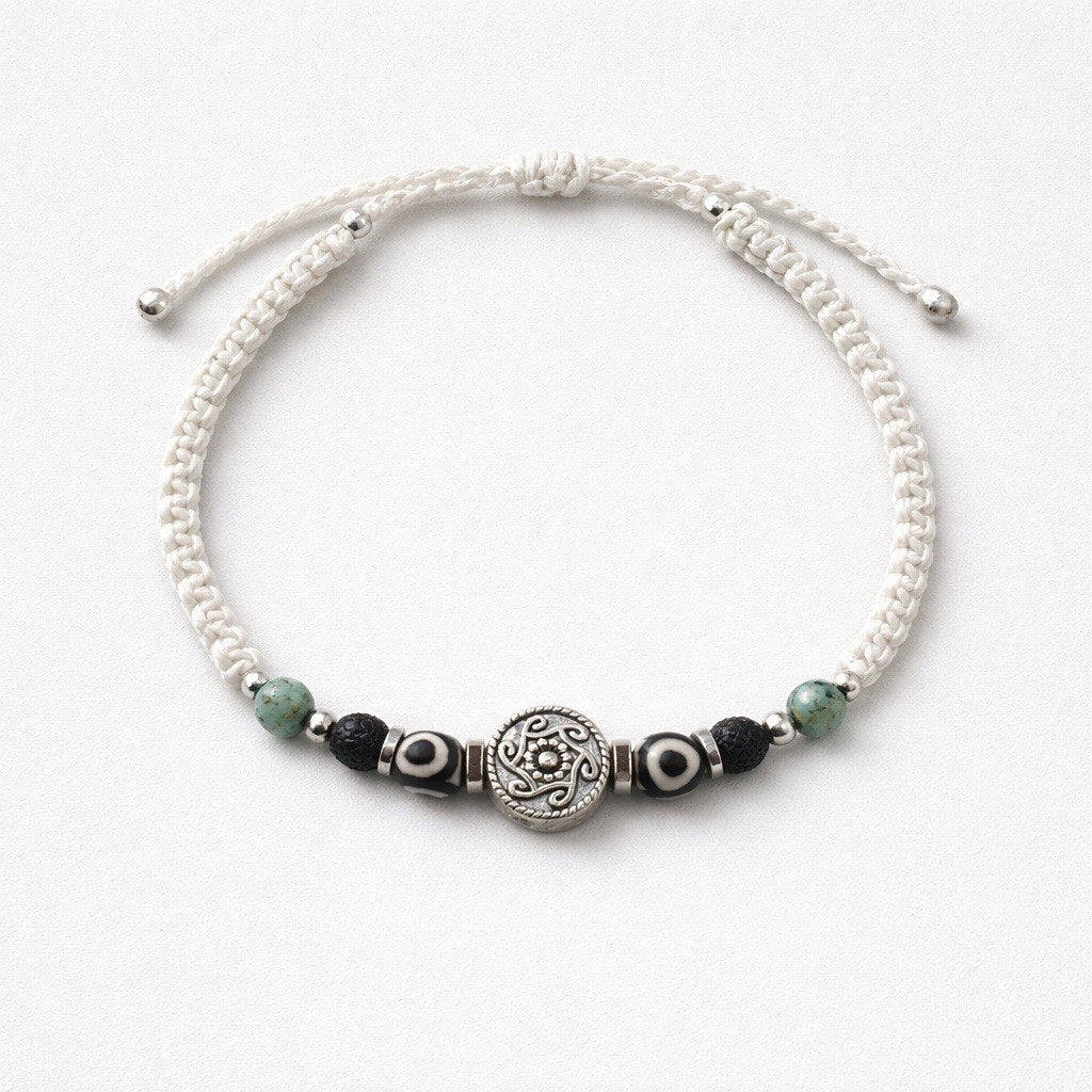 Men's Bracelet Aven with Lava Stone