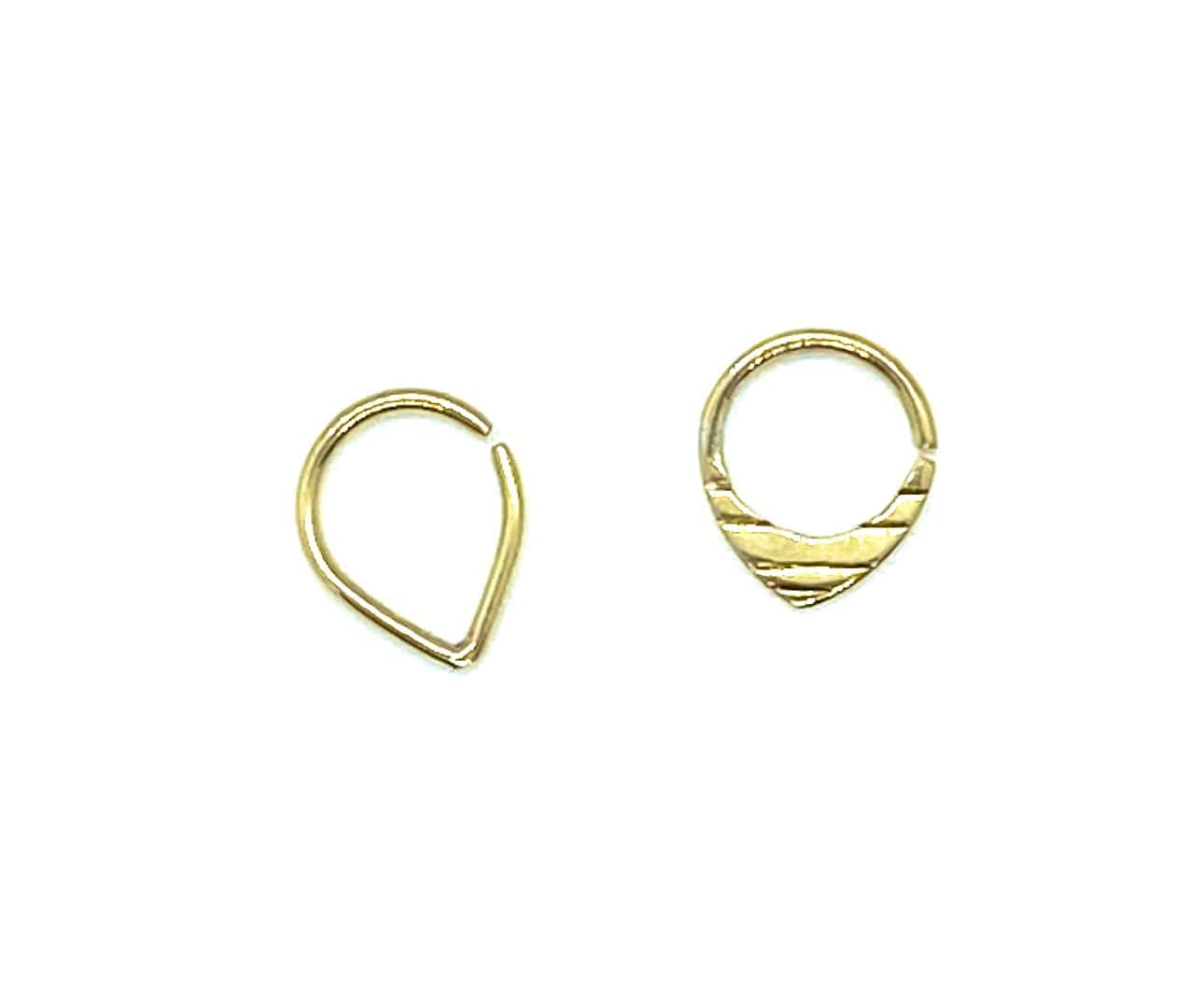 Messing-Septums mit minimalistischen Designs