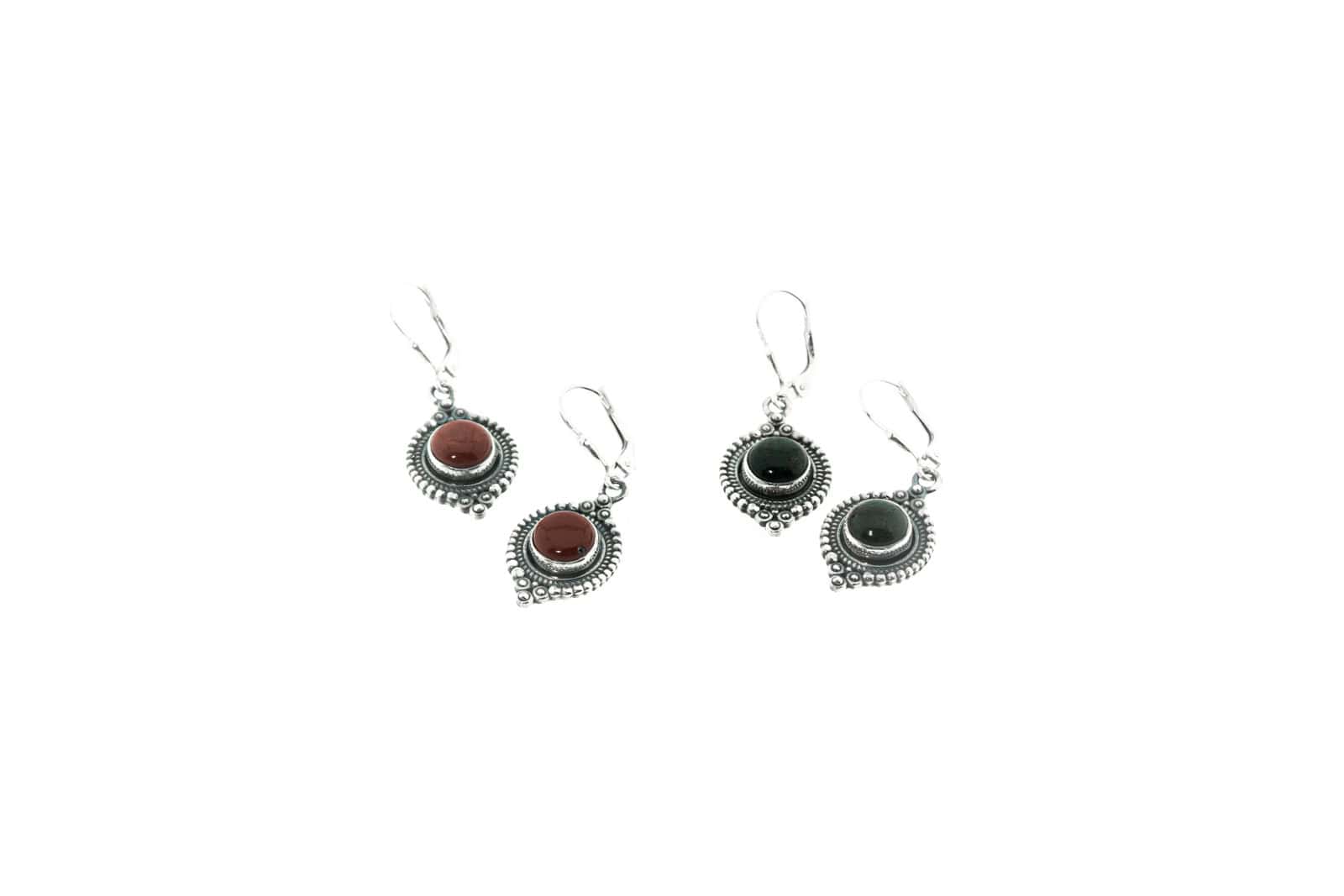 Ohrring Sira Silber 925 mit Halbedelstein