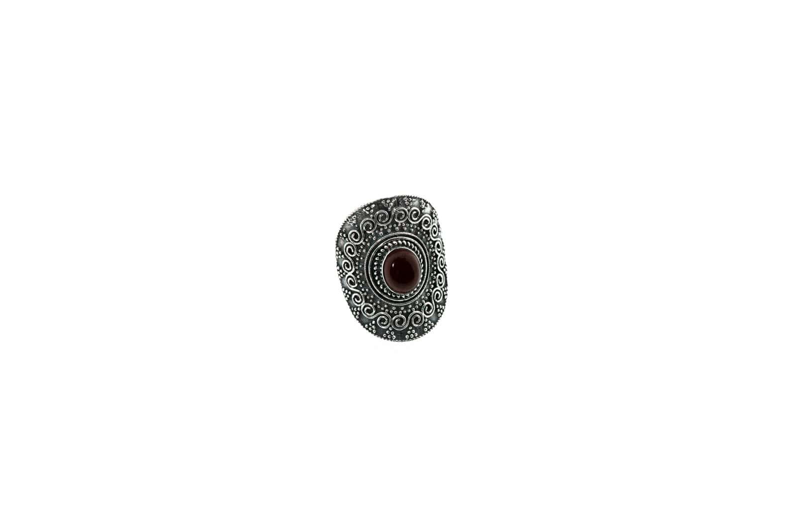 Ring Tara Silber 925 mit Rotem Jaspis
