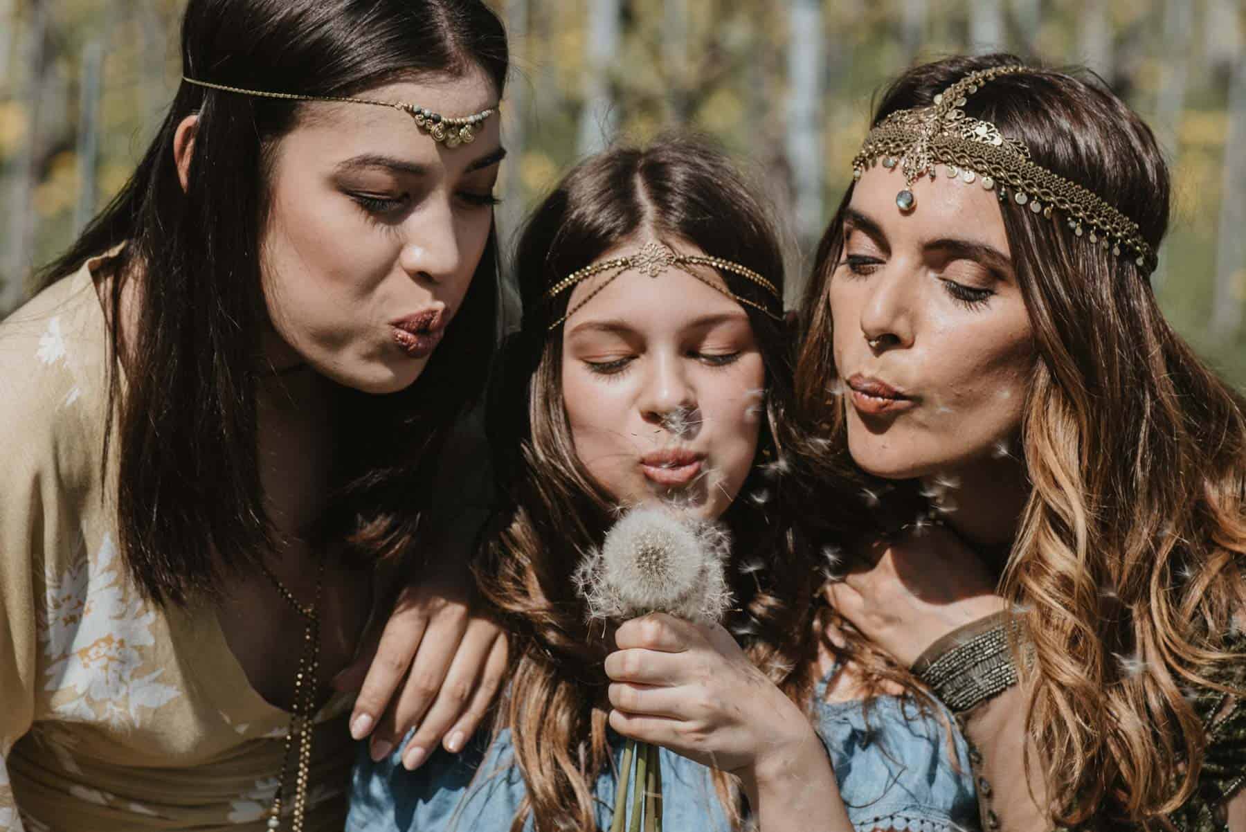Kopfband Bindi mit afrikanischem Türkis