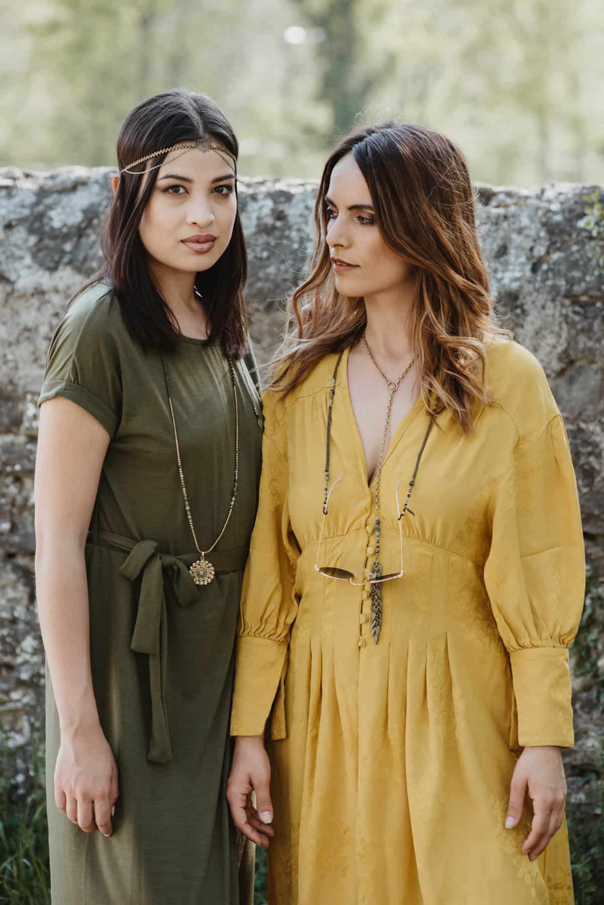 Brillenkette Bohema mit Afrikanischem Türkis