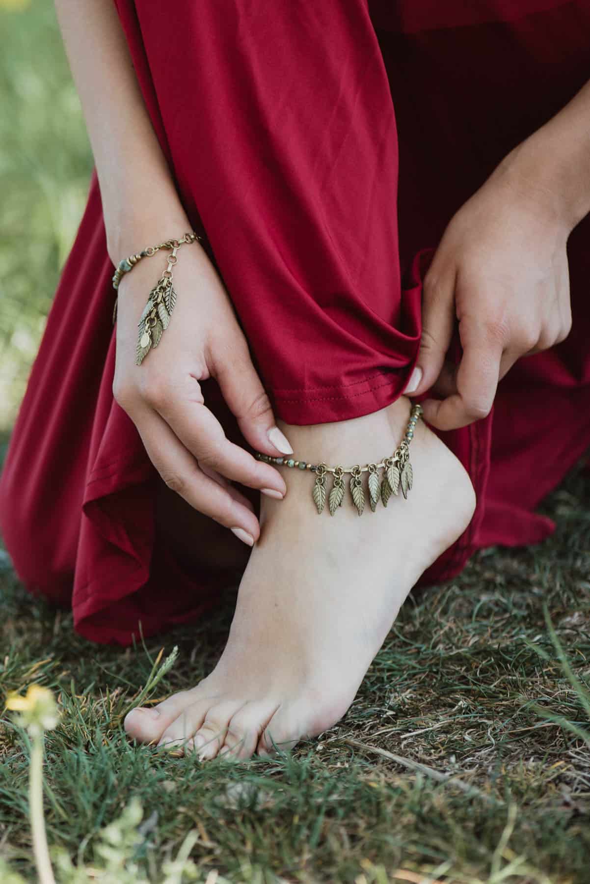 Makramee Armband Tara mit Afrikanischem Türkis