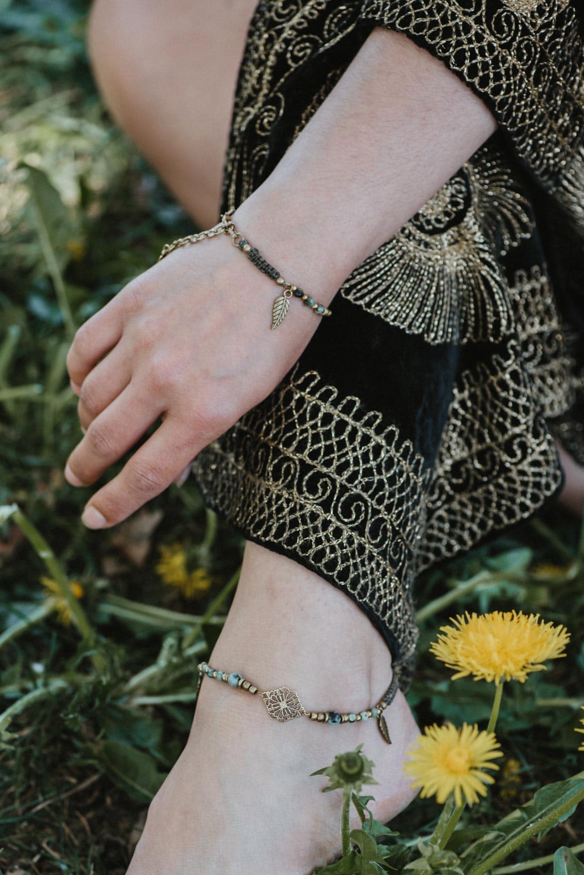 Armband Saya mit Afrikanischem Türkis