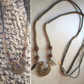 Halskette, Makramee, Halsschmuck