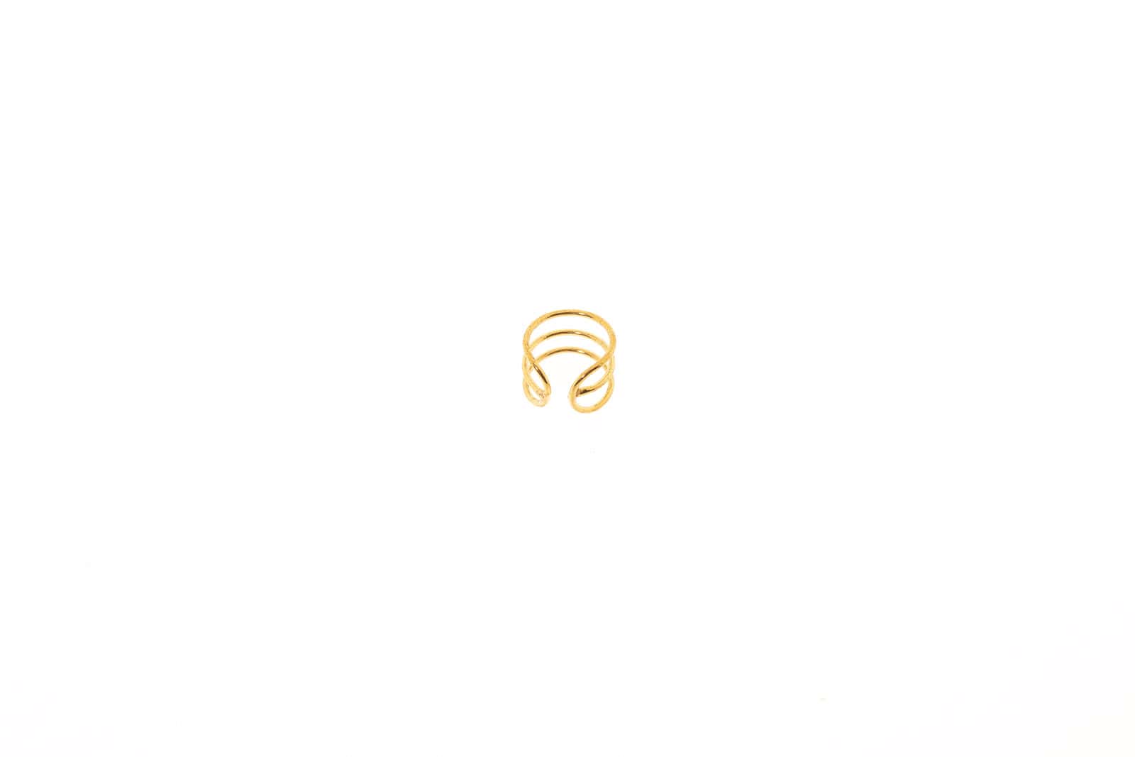 Earcuff aus nickelfreiem Messing