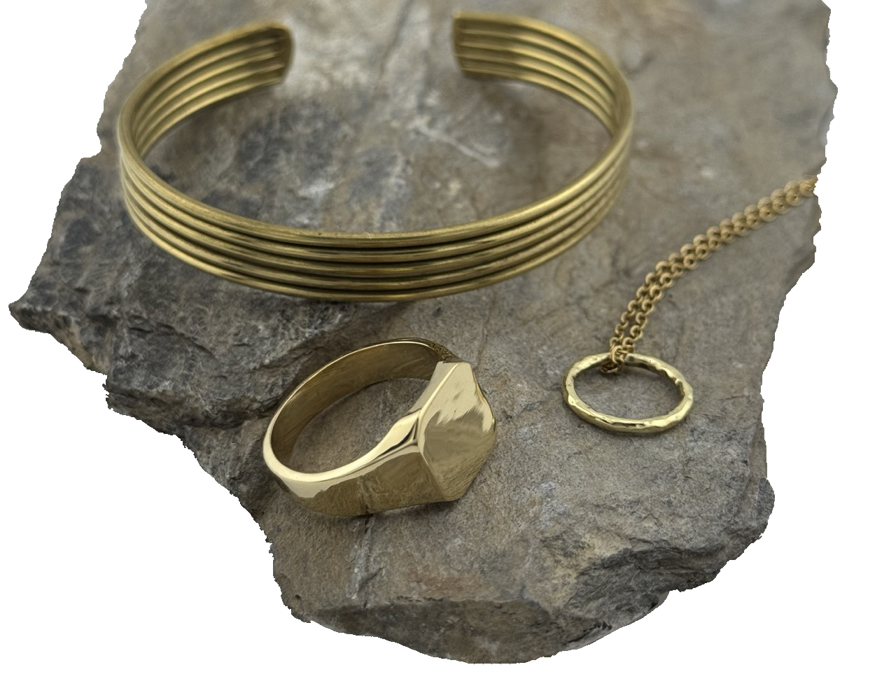 Herren Armreif Messing