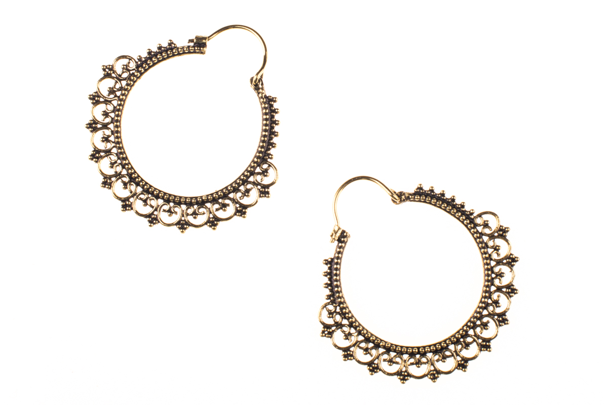 Ohrring aus nickelfreiem Messing