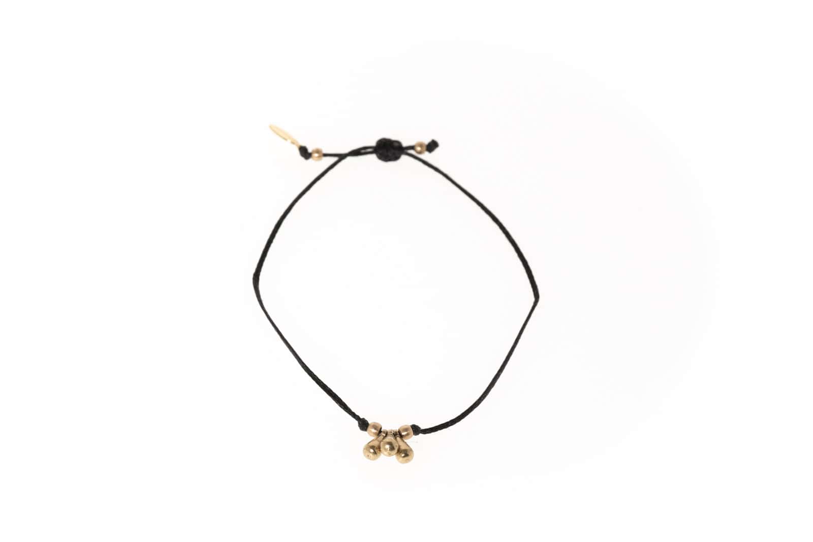 Armband Free Spirit mit verschiedenen Messingperlen.